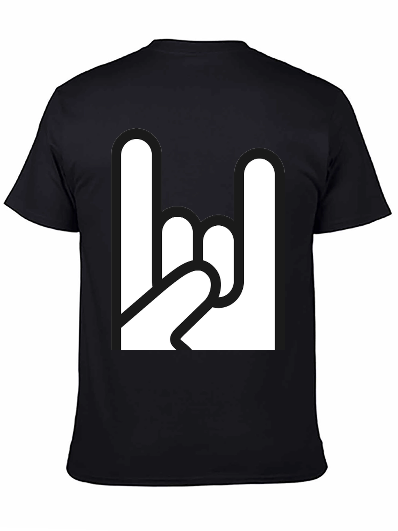 Rock On Graphic Tee - Classic Black T-Shirt