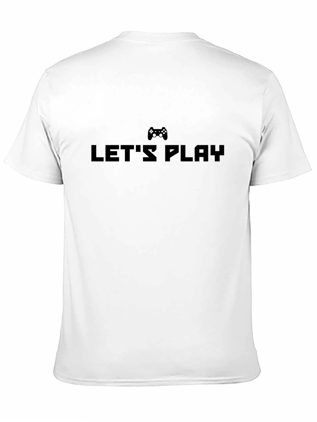 Lets Play Gamer T-Shirt - Black