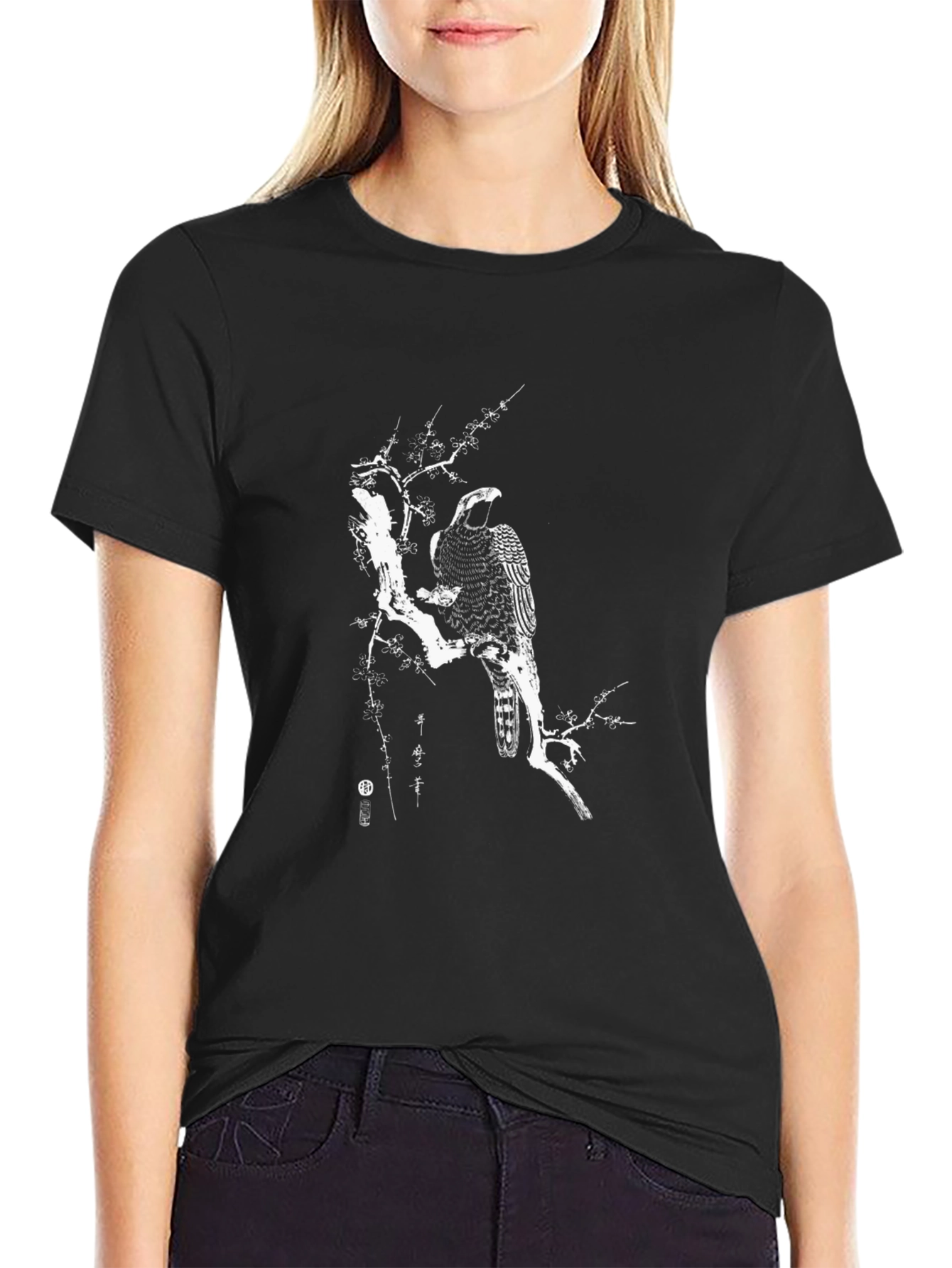 Eagle Branch Graphic Black T-Shirt