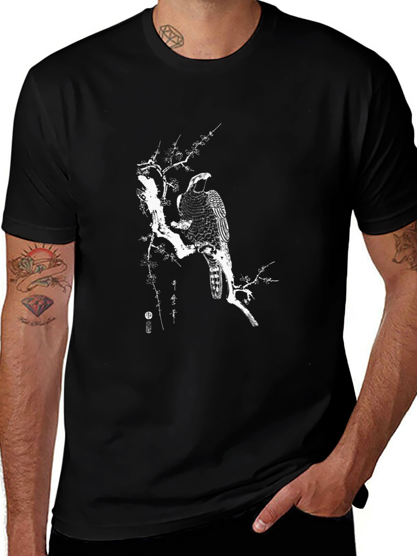 Eagle Branch Graphic Black T-Shirt