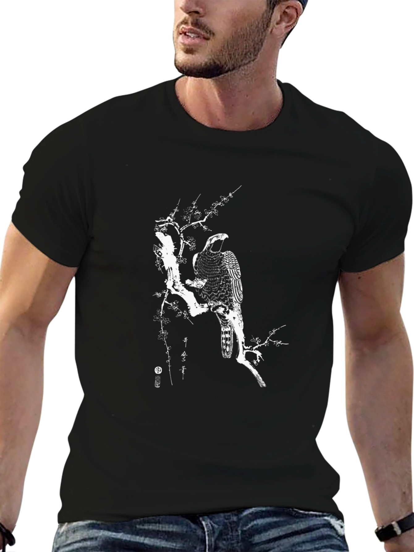 Eagle Branch Graphic Black T-Shirt