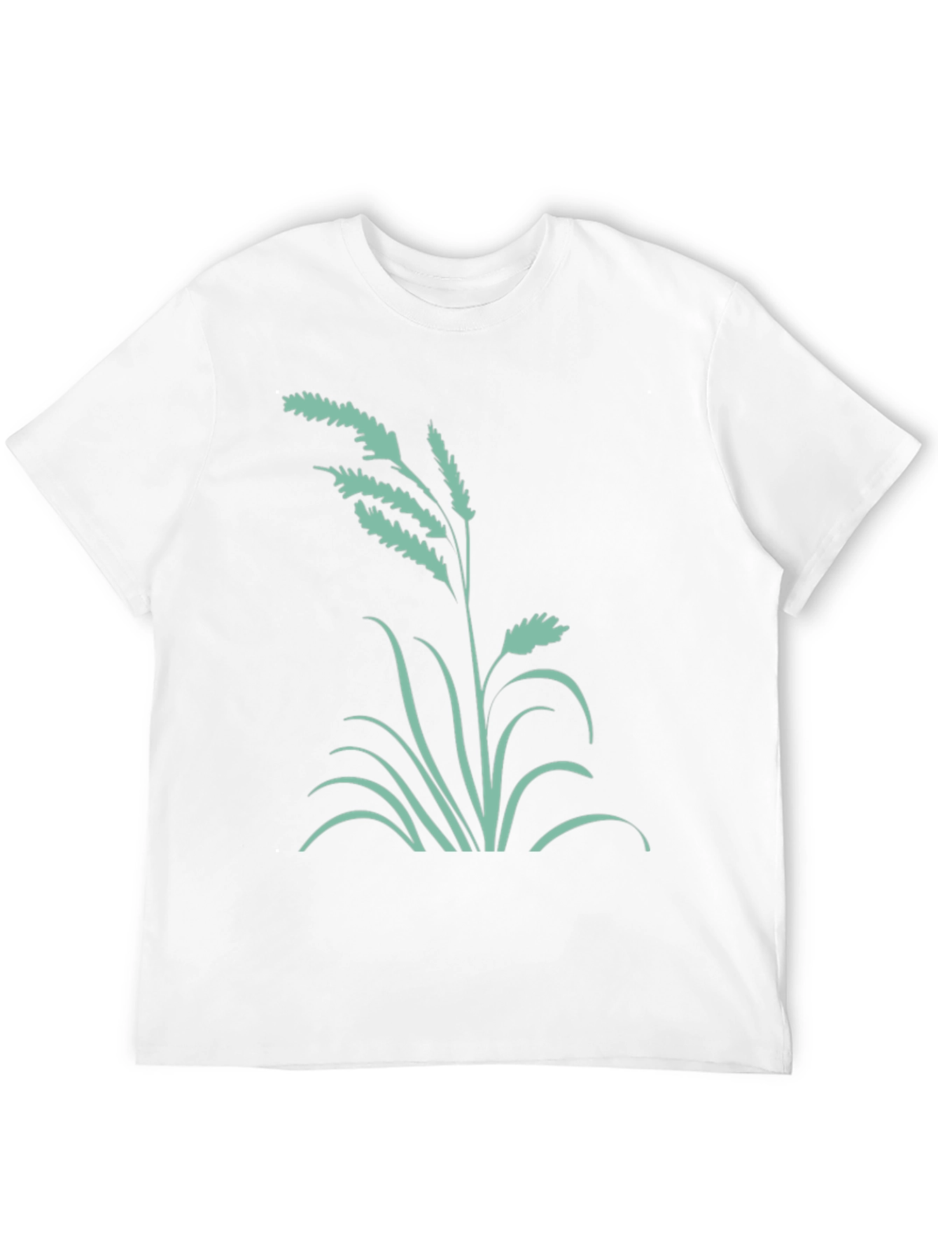 Black Tee with Floral Graphic Design