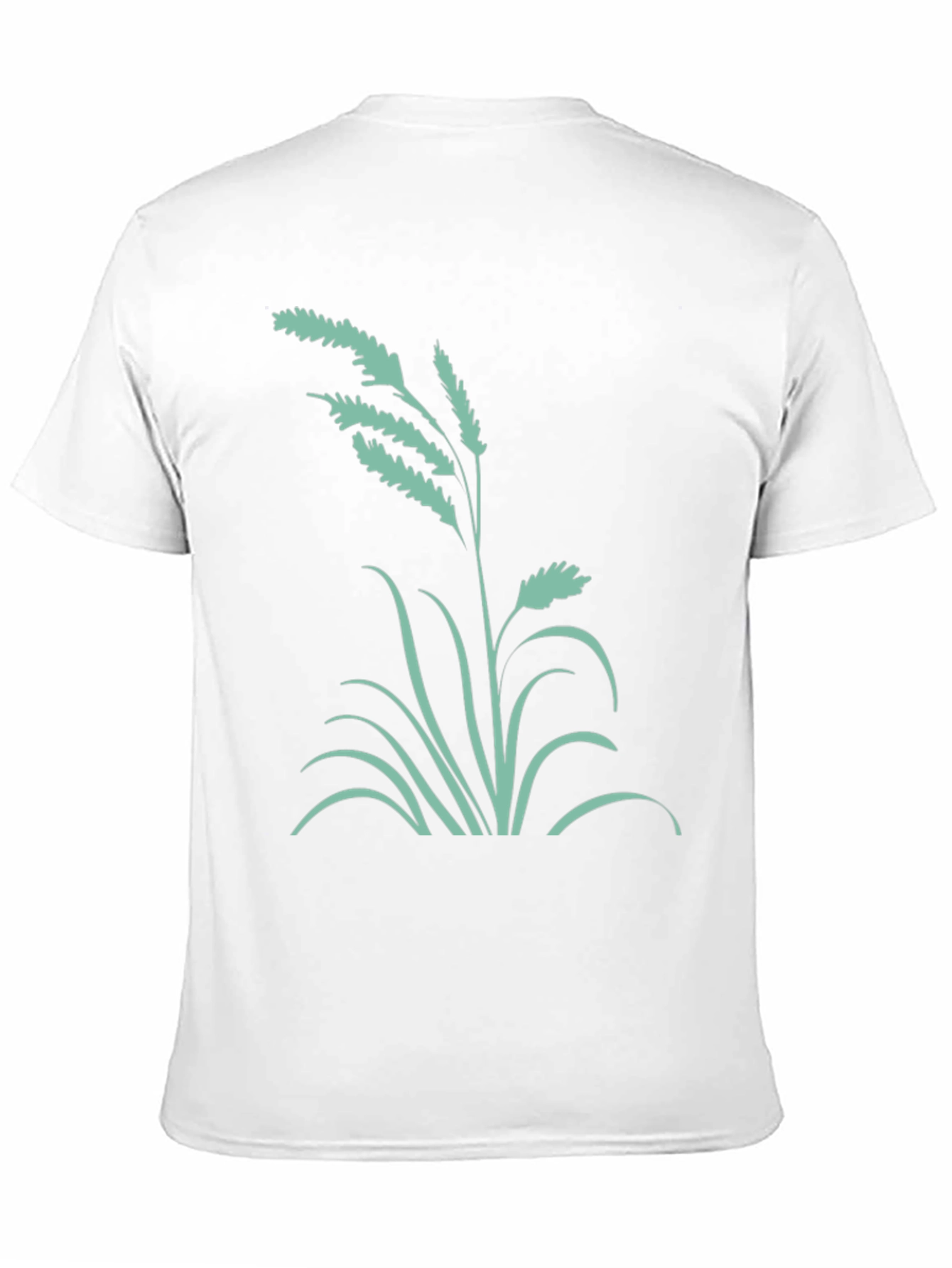 Black Tee with Floral Graphic Design