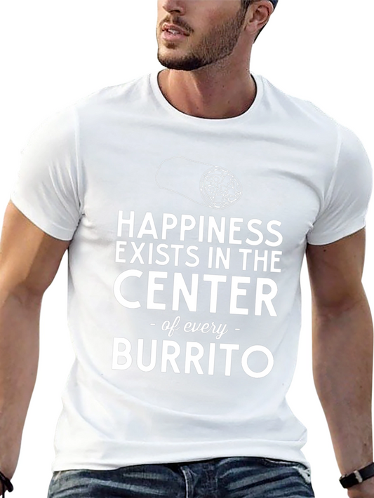 Happiness Burrito T-Shirt - Soft Cotton Tee