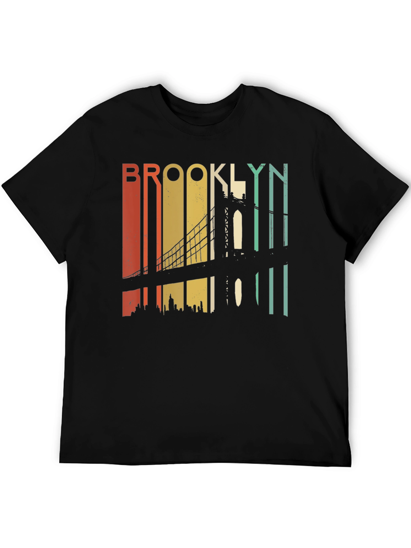 Retro Brooklyn Bridge Graphic T-Shirt