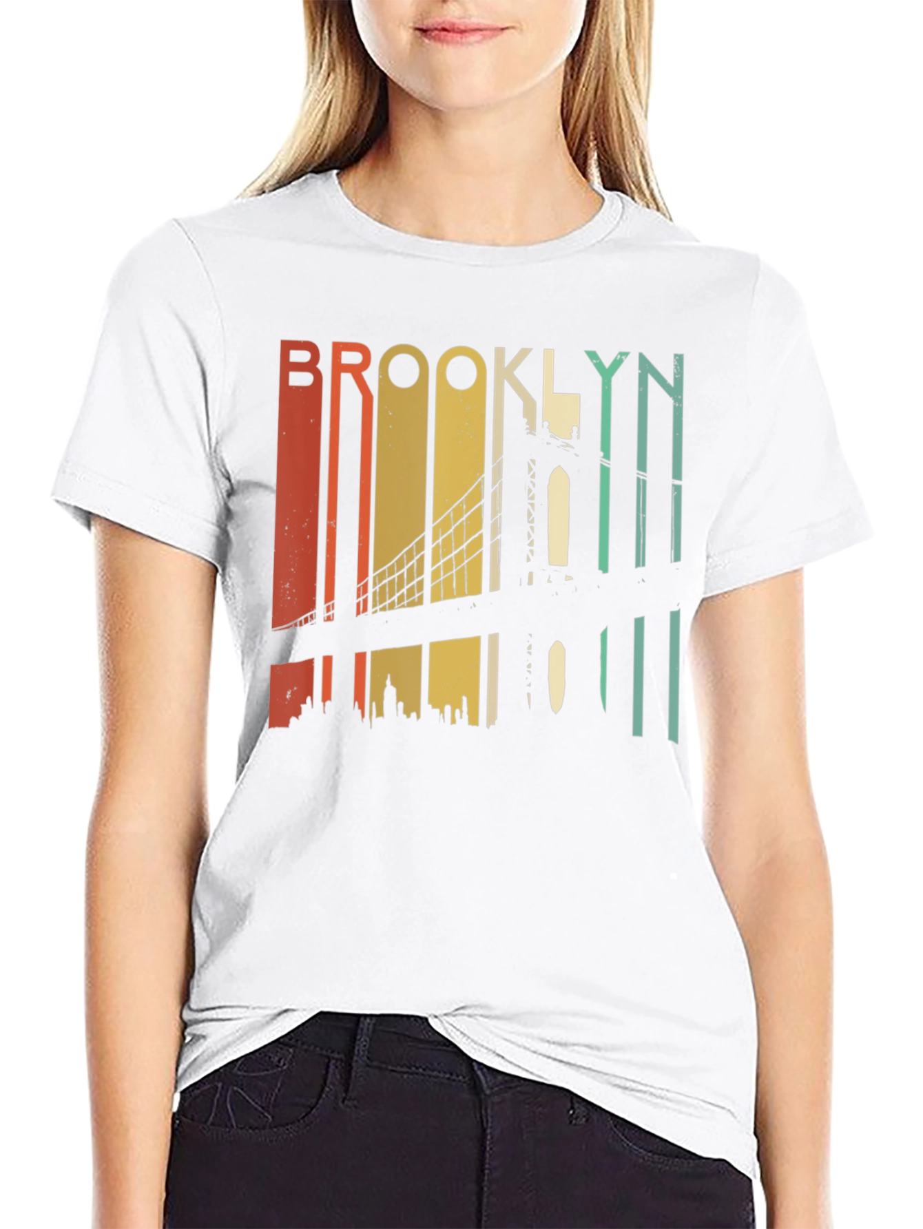 Retro Brooklyn Bridge Graphic T-Shirt