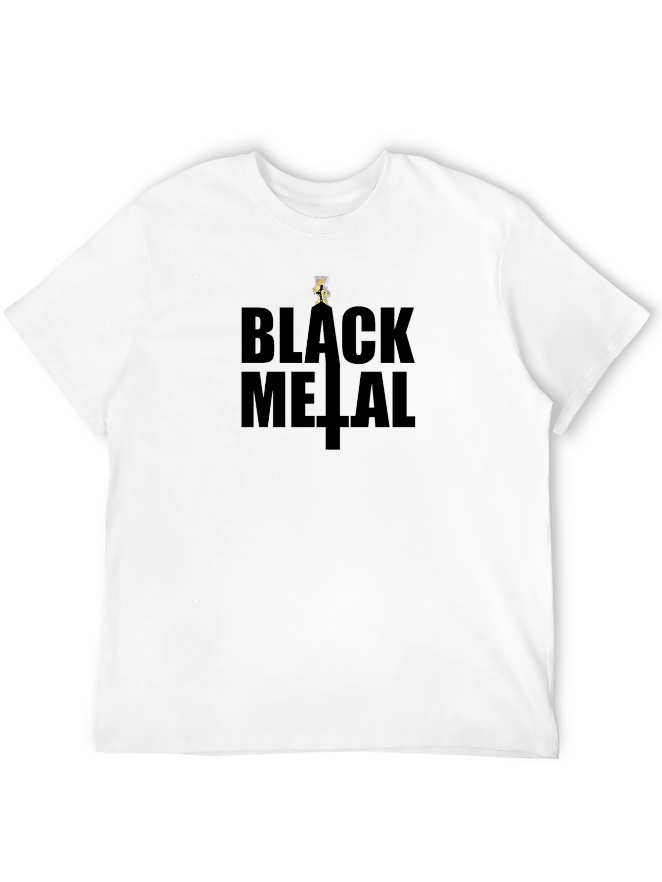 Black Metal Graphic T-Shirt - Dark Aesthetic Tee