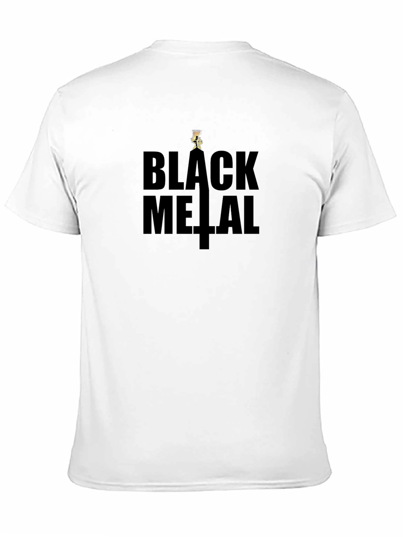 Black Metal Graphic T-Shirt - Dark Aesthetic Tee