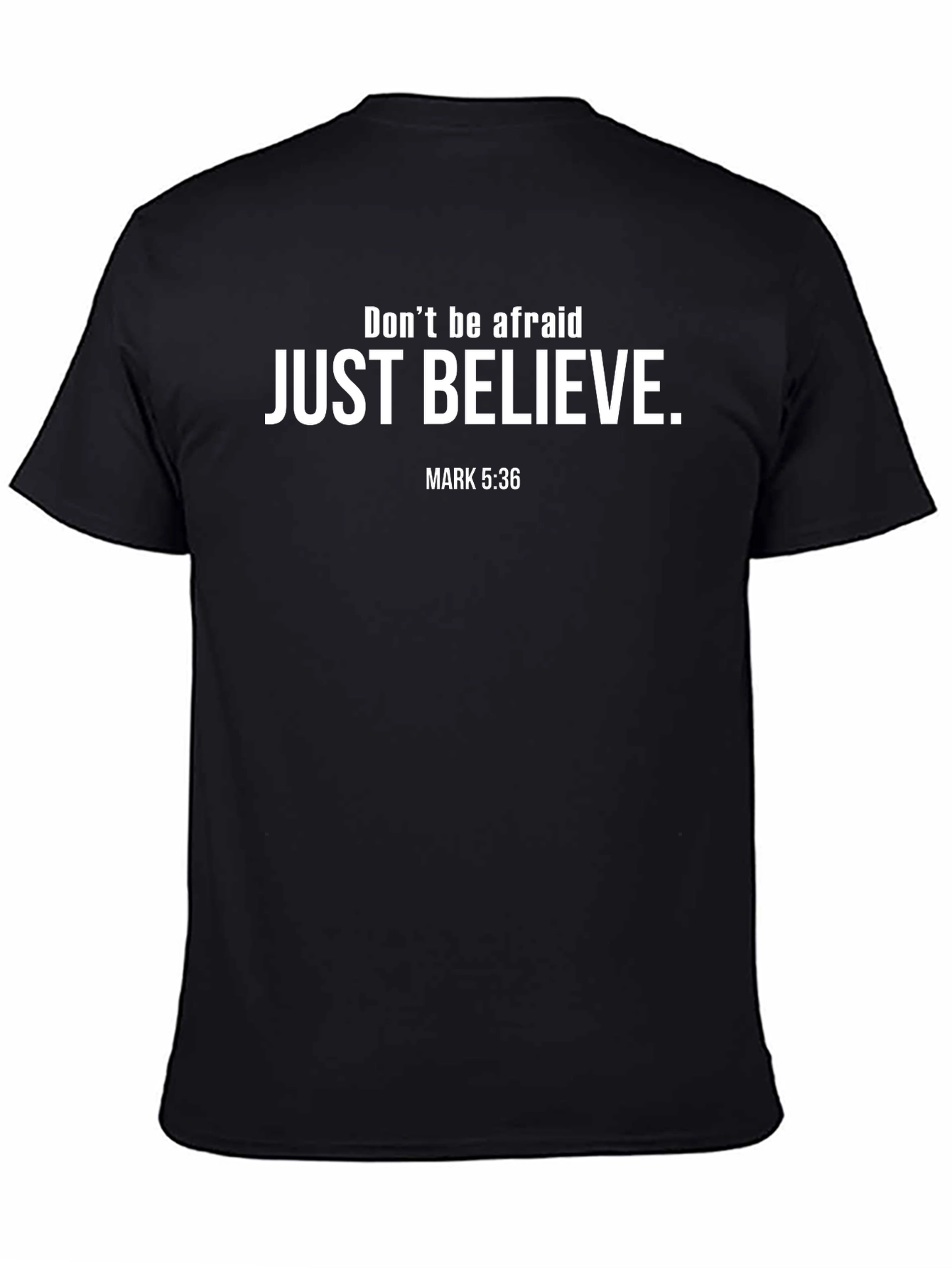 Believe T-Shirt Christian Tee Faith-Based Apparel