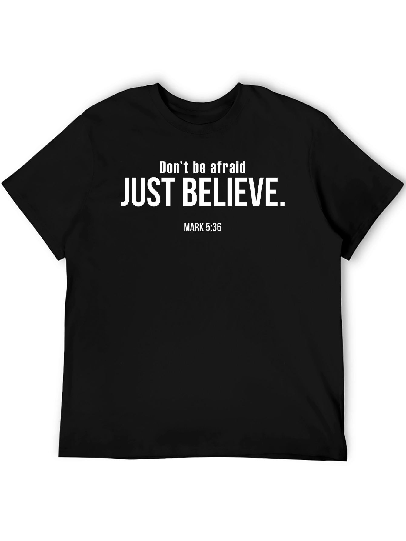 Believe T-Shirt Christian Tee Faith-Based Apparel