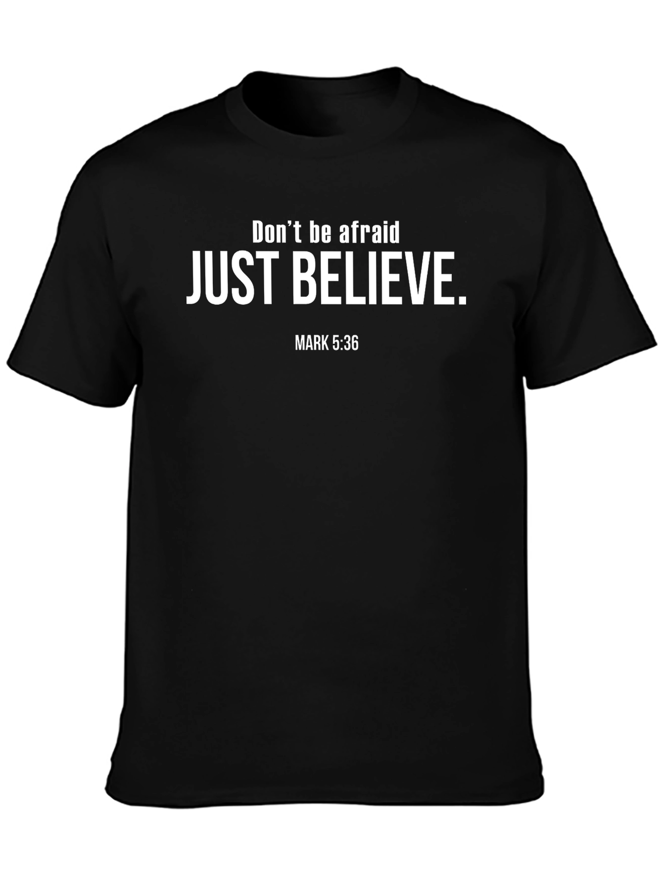 Believe T-Shirt Christian Tee Faith-Based Apparel