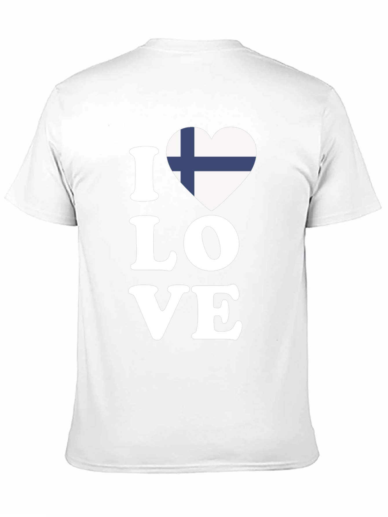 I Love Finland Flag Heart T-Shirt