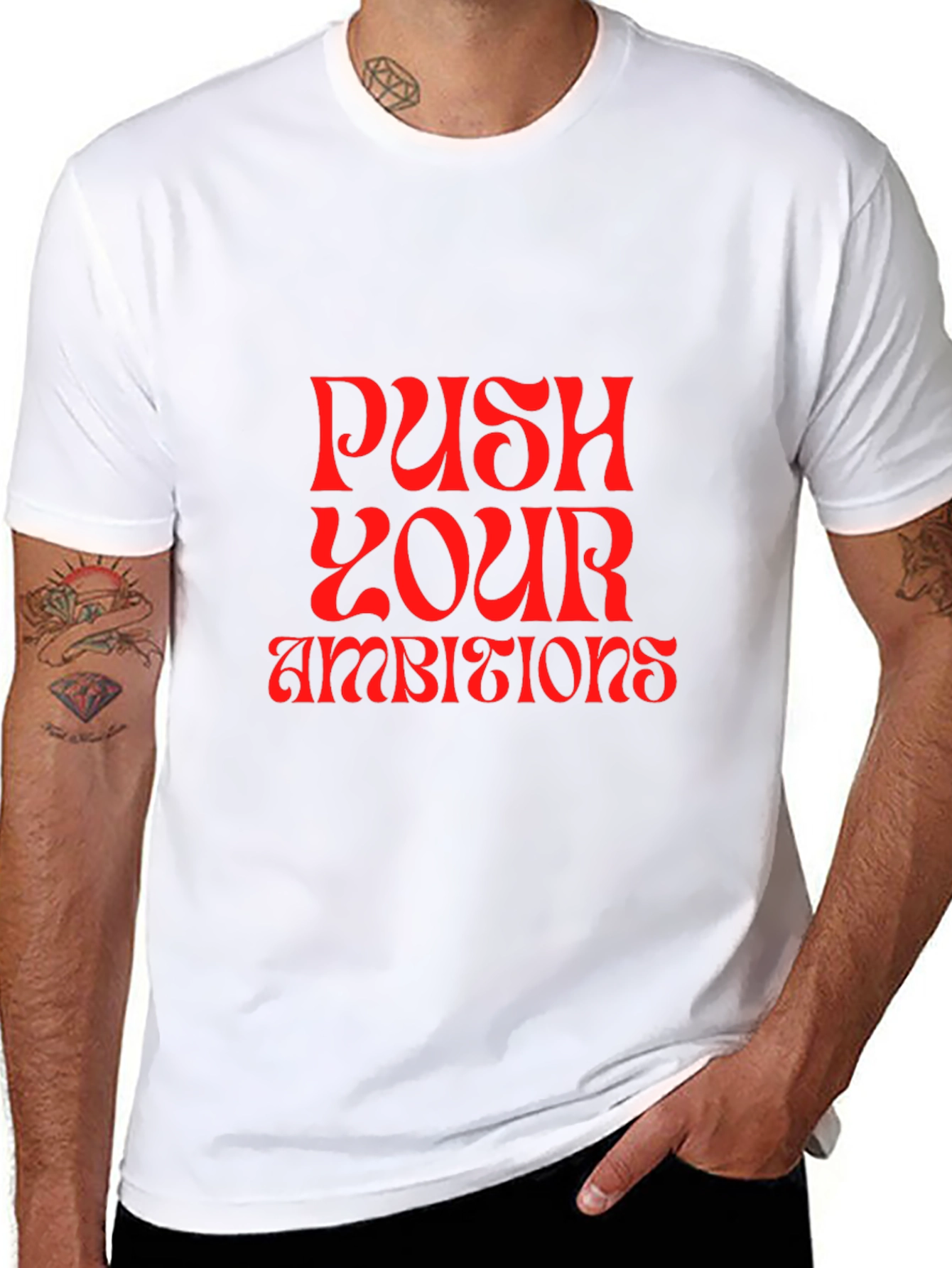 Push Your Ambitions Graphic Tee