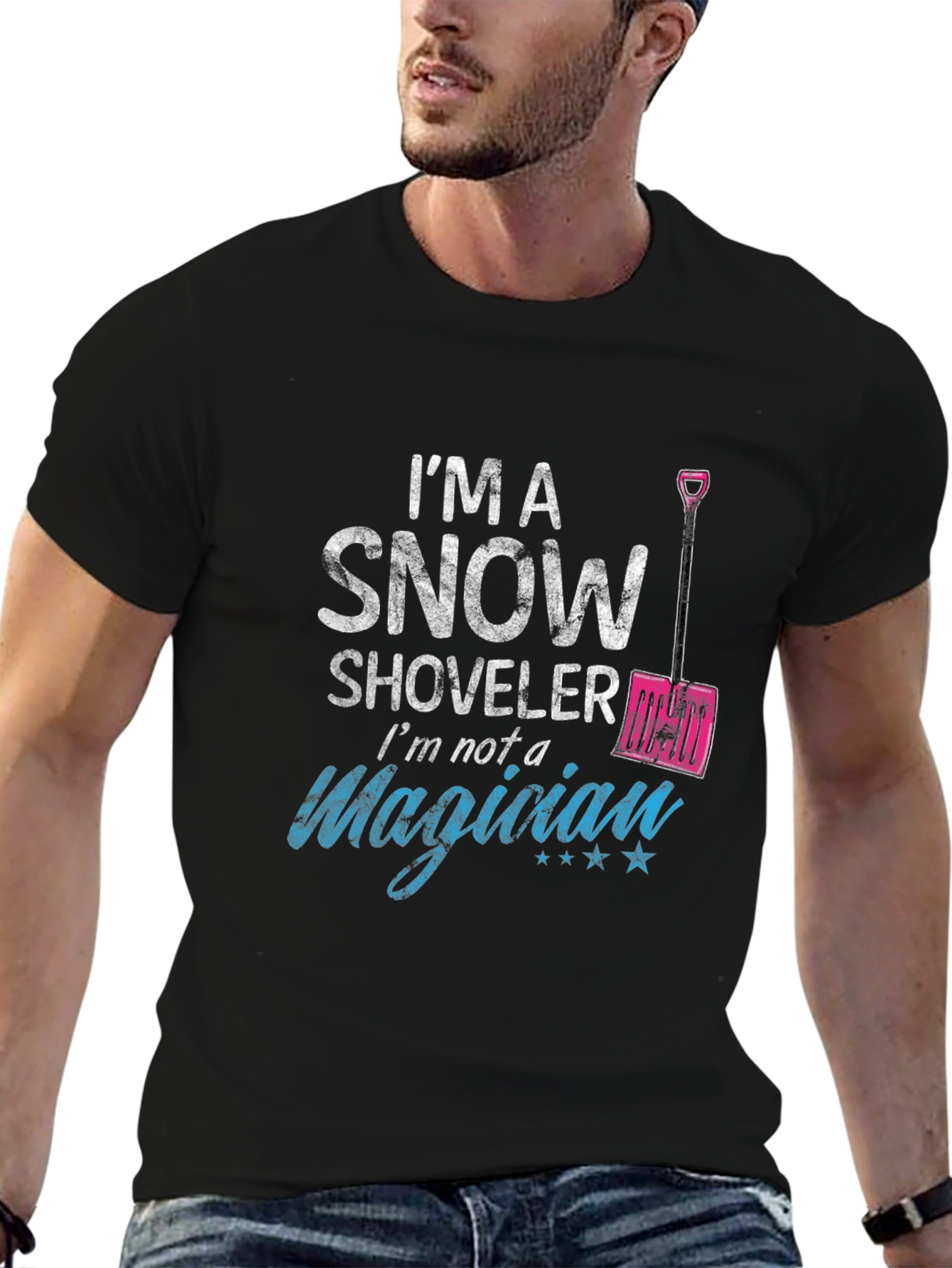 Snow Shoveler T-Shirt: Winter Humor Tee