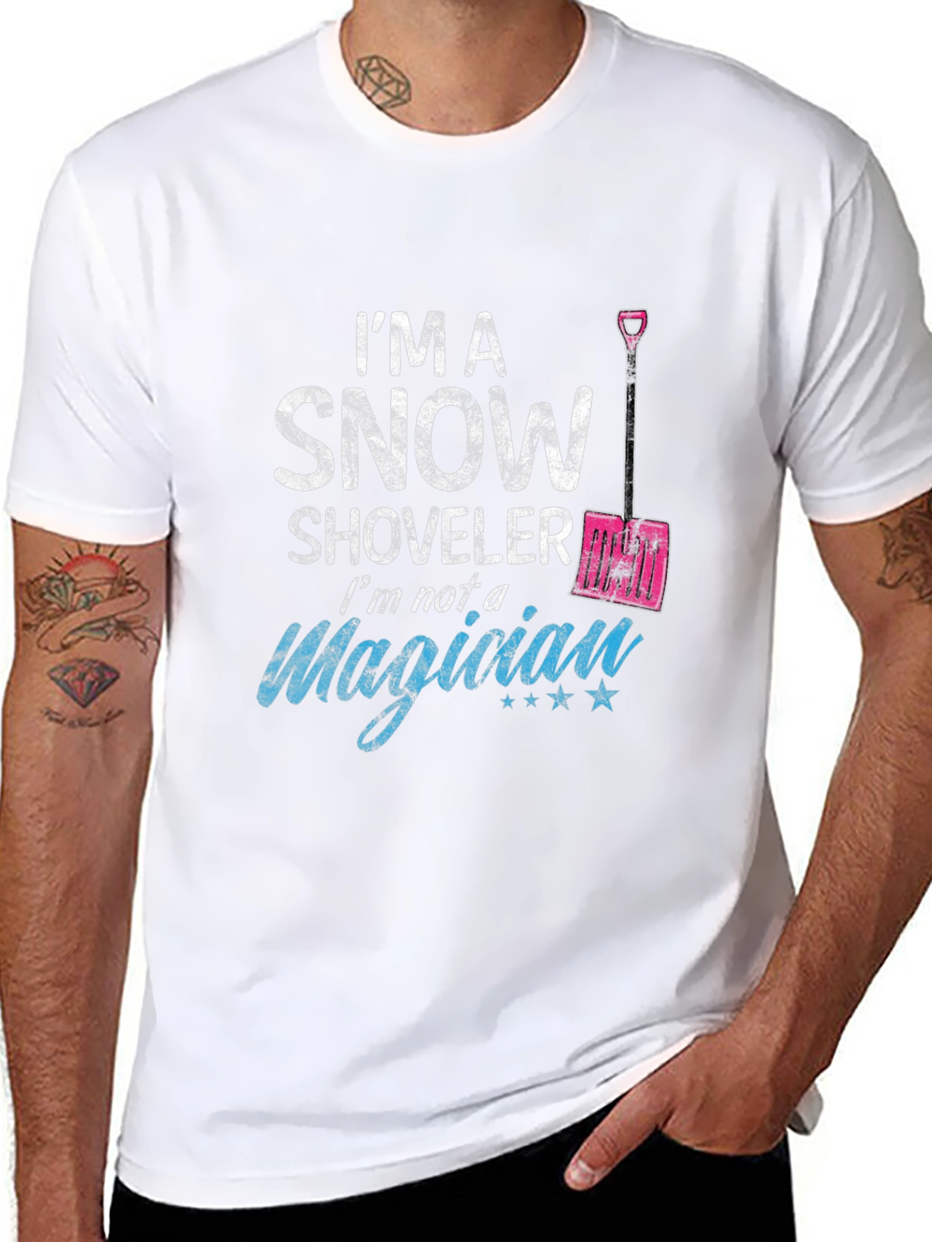 Snow Shoveler T-Shirt: Winter Humor Tee