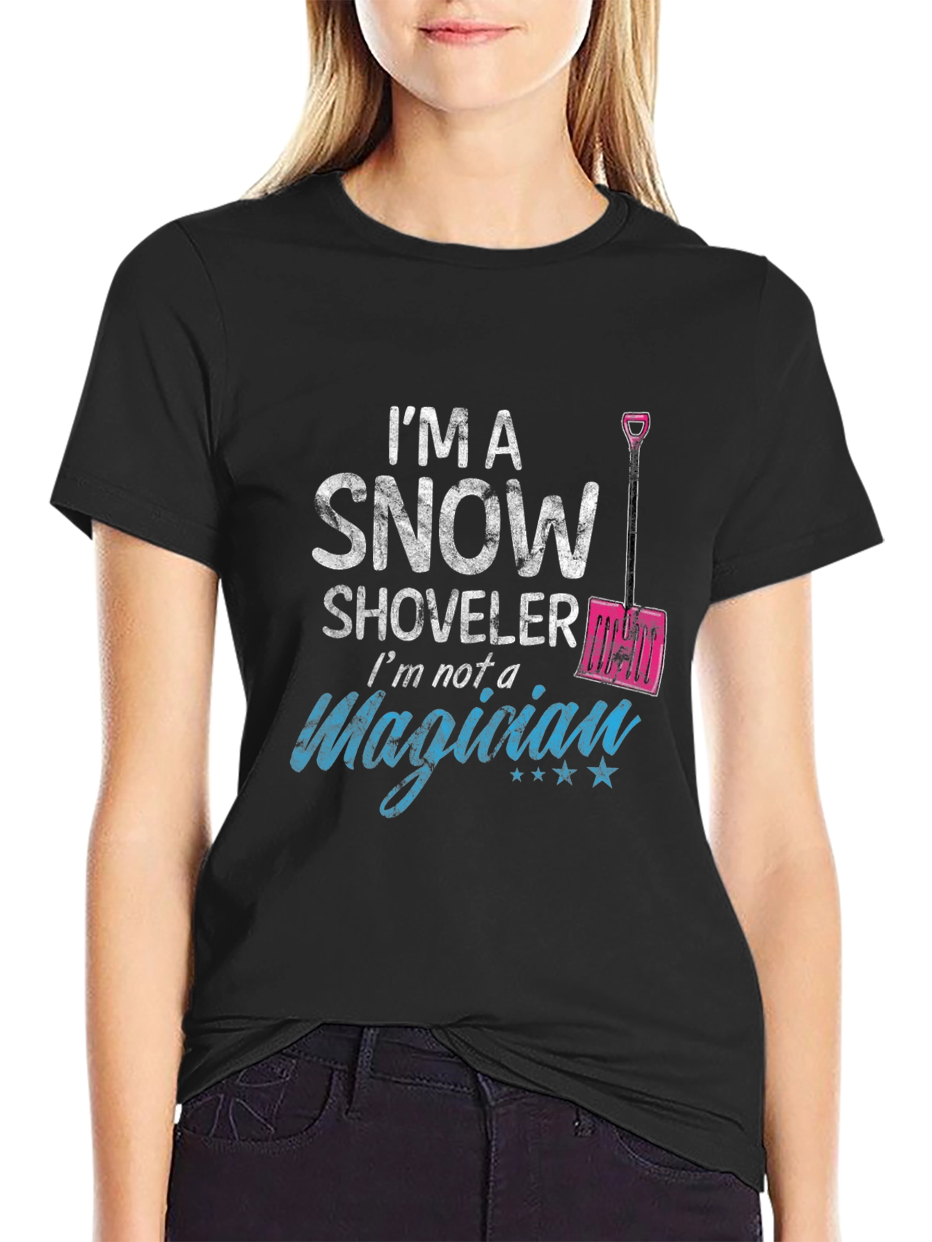 Snow Shoveler T-Shirt: Winter Humor Tee