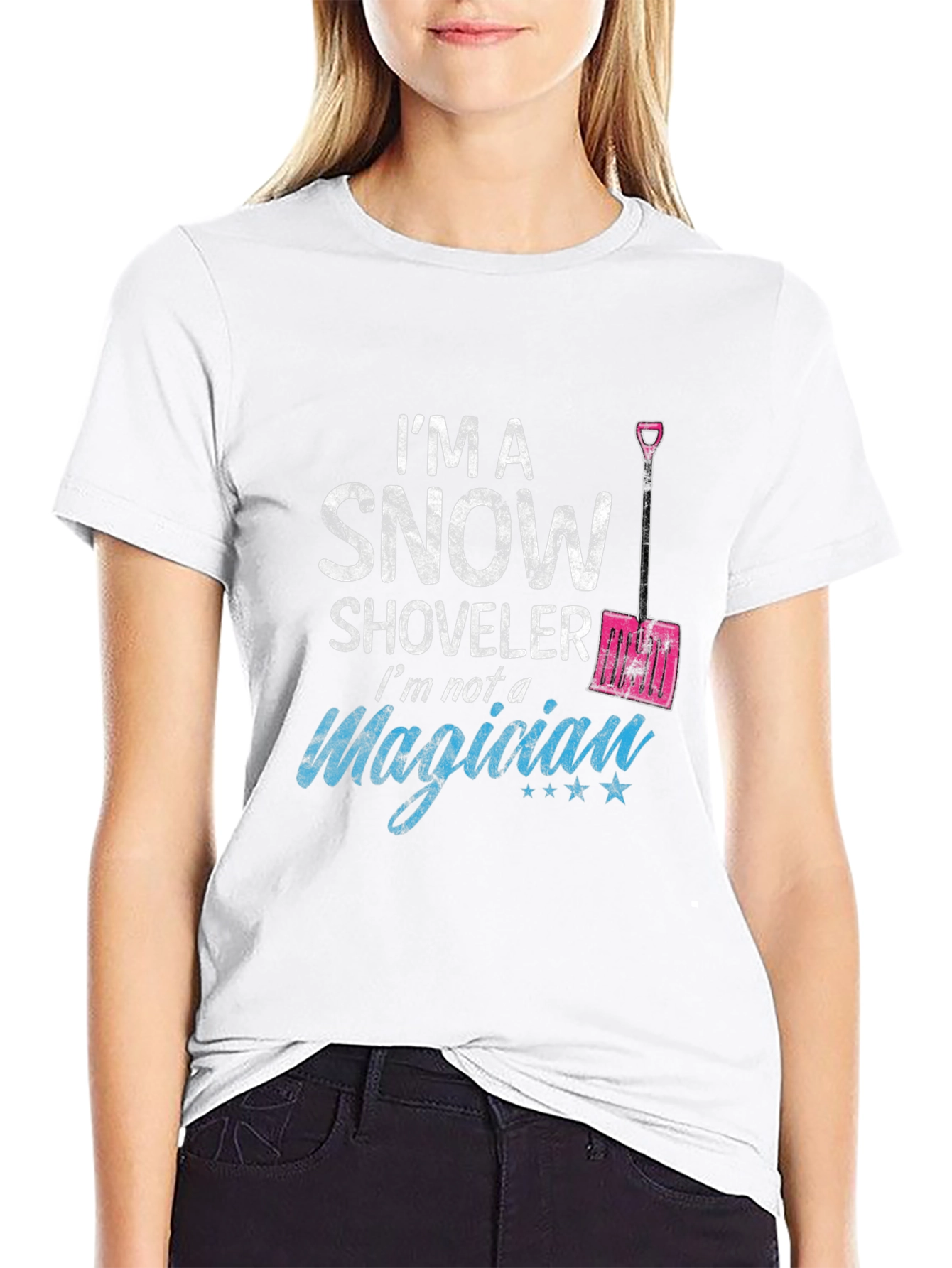 Snow Shoveler T-Shirt: Winter Humor Tee