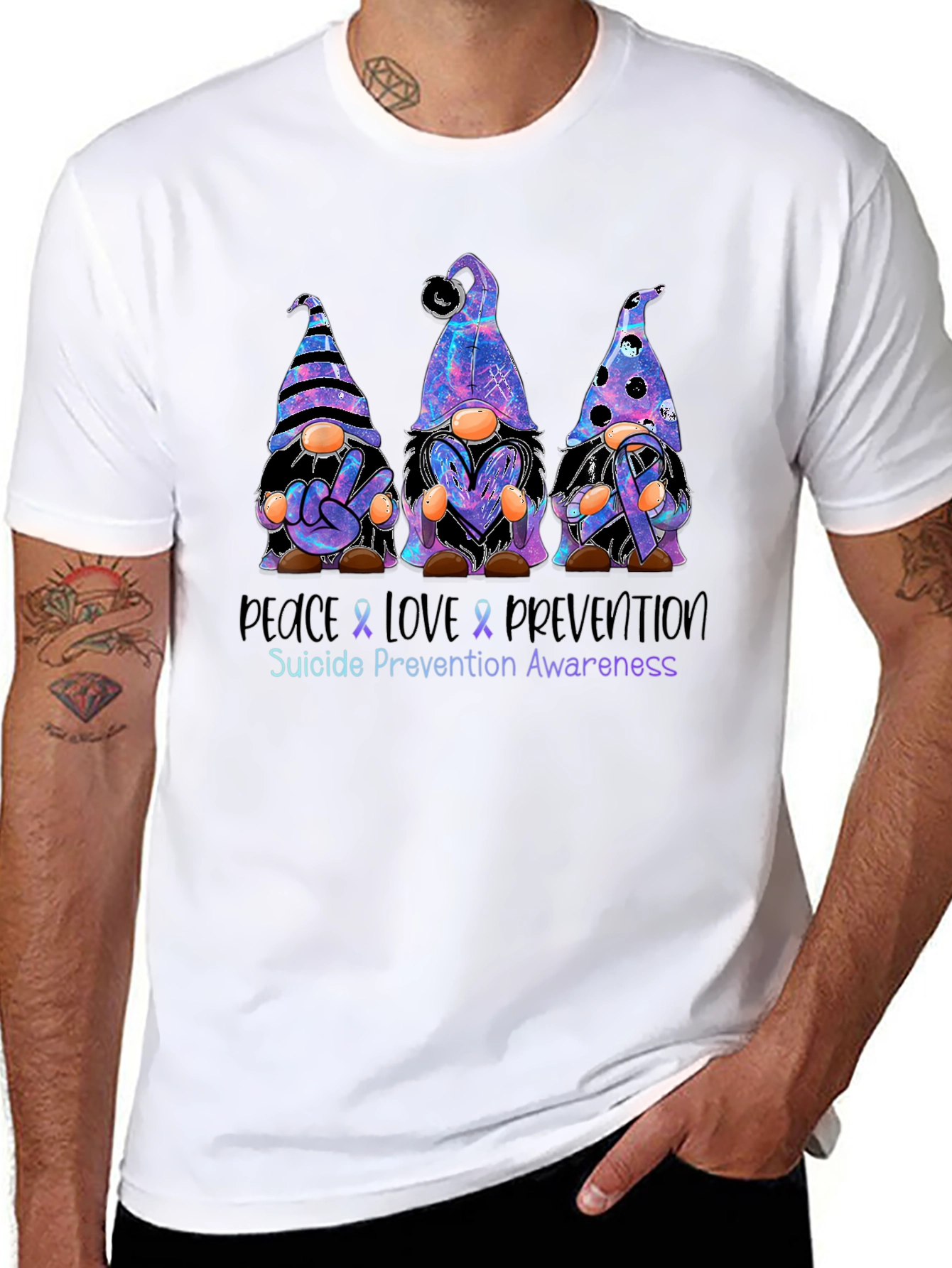 Suicide Prevention Awareness Gnome T-Shirt