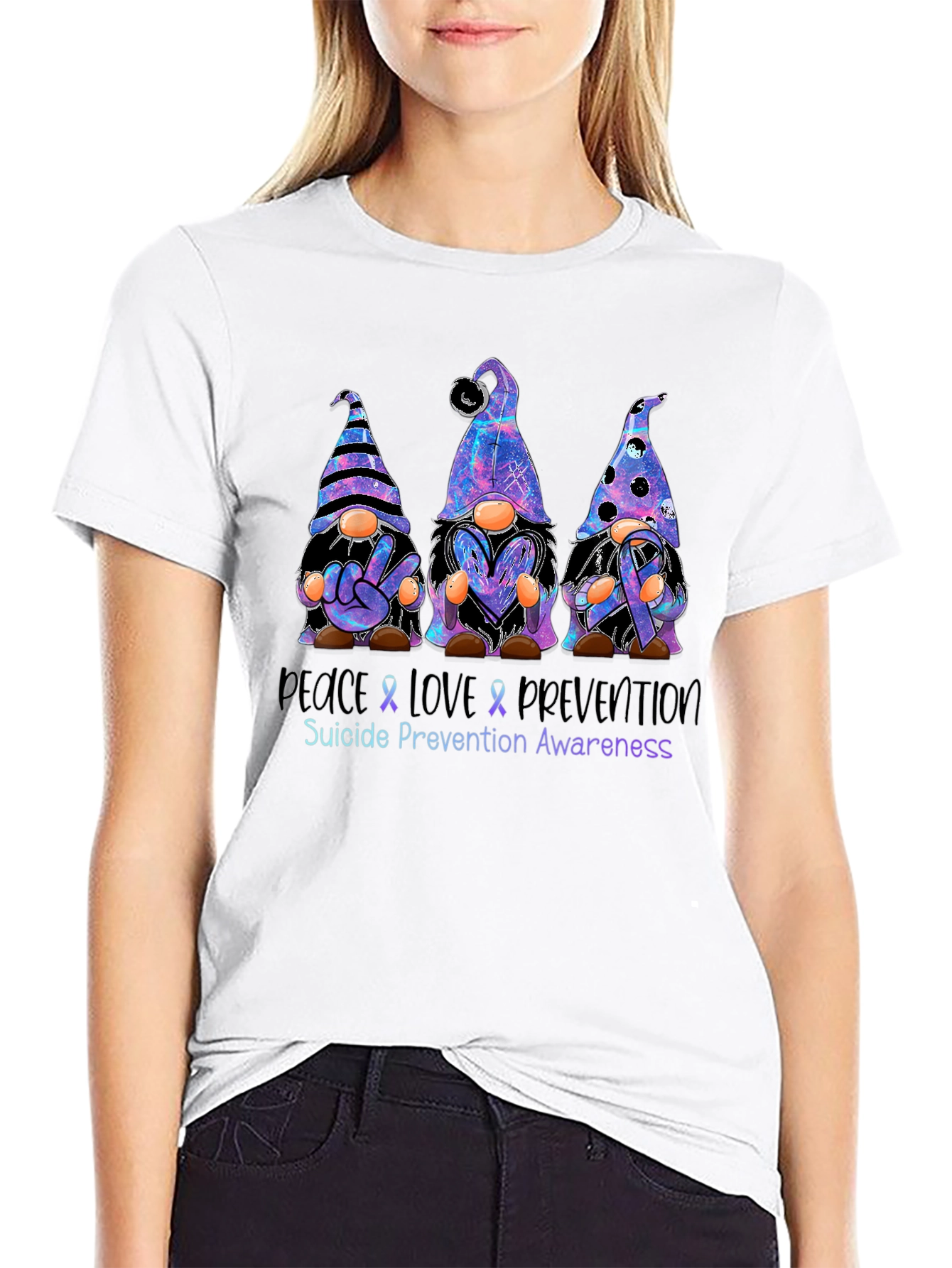 Suicide Prevention Awareness Gnome T-Shirt