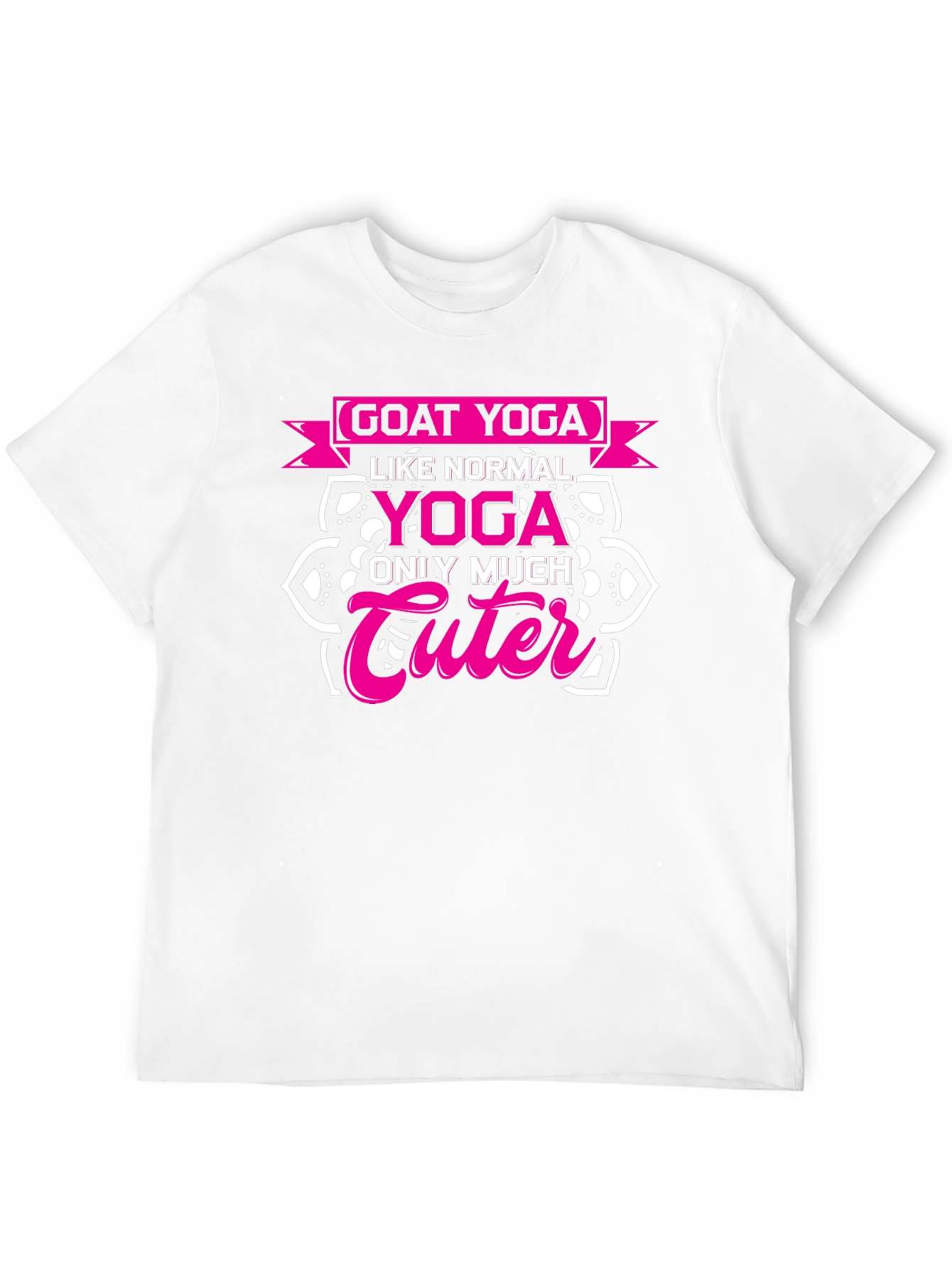 Goat Yoga Cute T-Shirt - Black Funny Yoga Tee