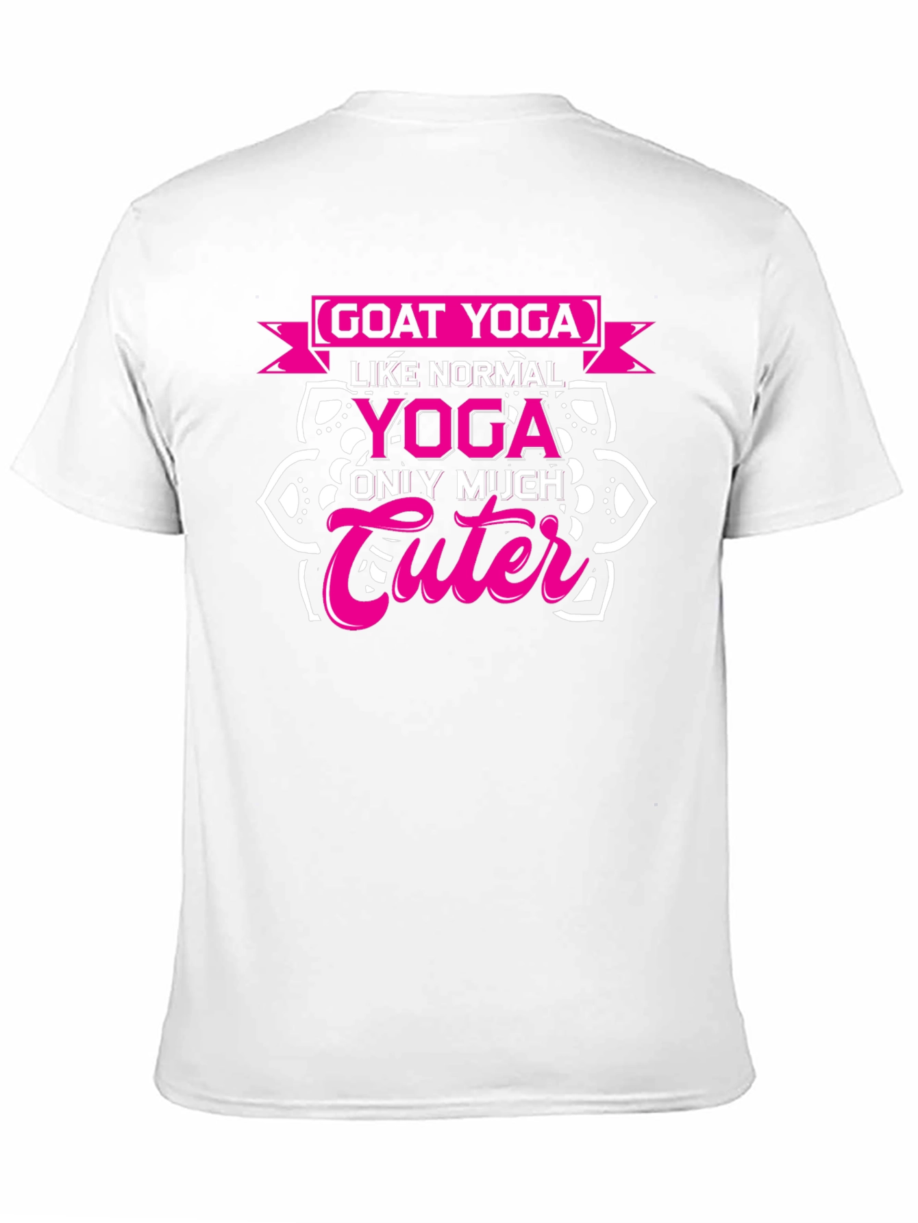 Goat Yoga Cute T-Shirt - Black Funny Yoga Tee
