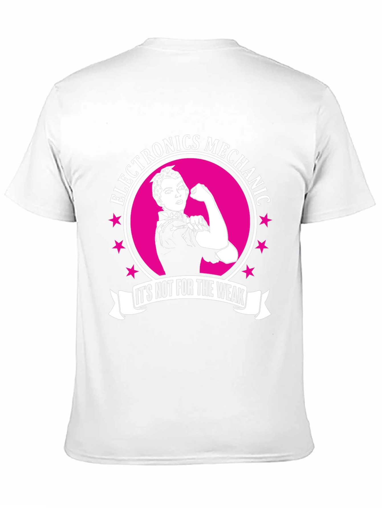 Electronics Mechanic T-Shirt - Strong Woman Design