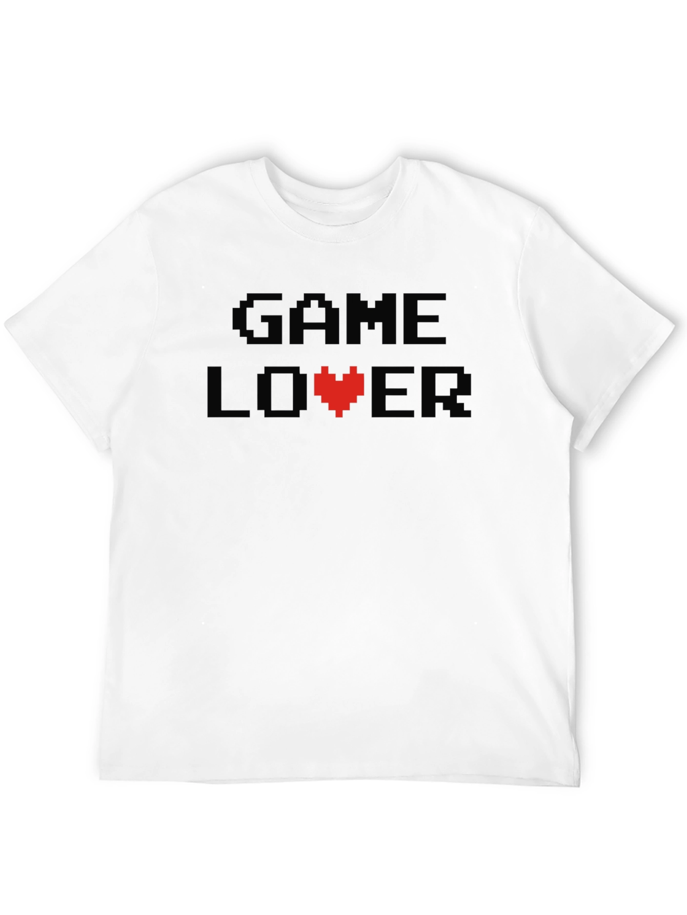 Game Lover Pixel Heart T-Shirt - Gamer Style Tee