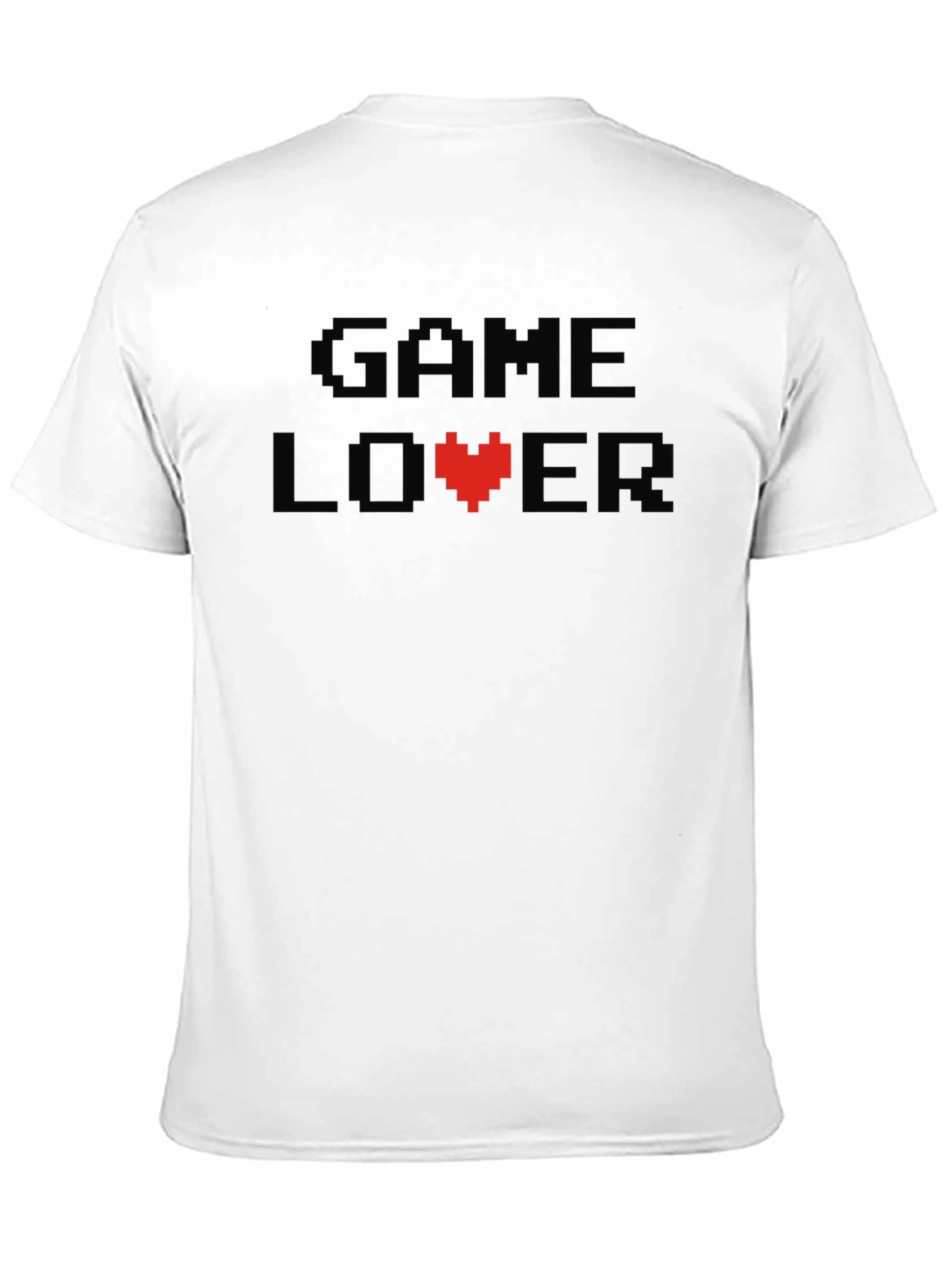 Game Lover Pixel Heart T-Shirt - Gamer Style Tee