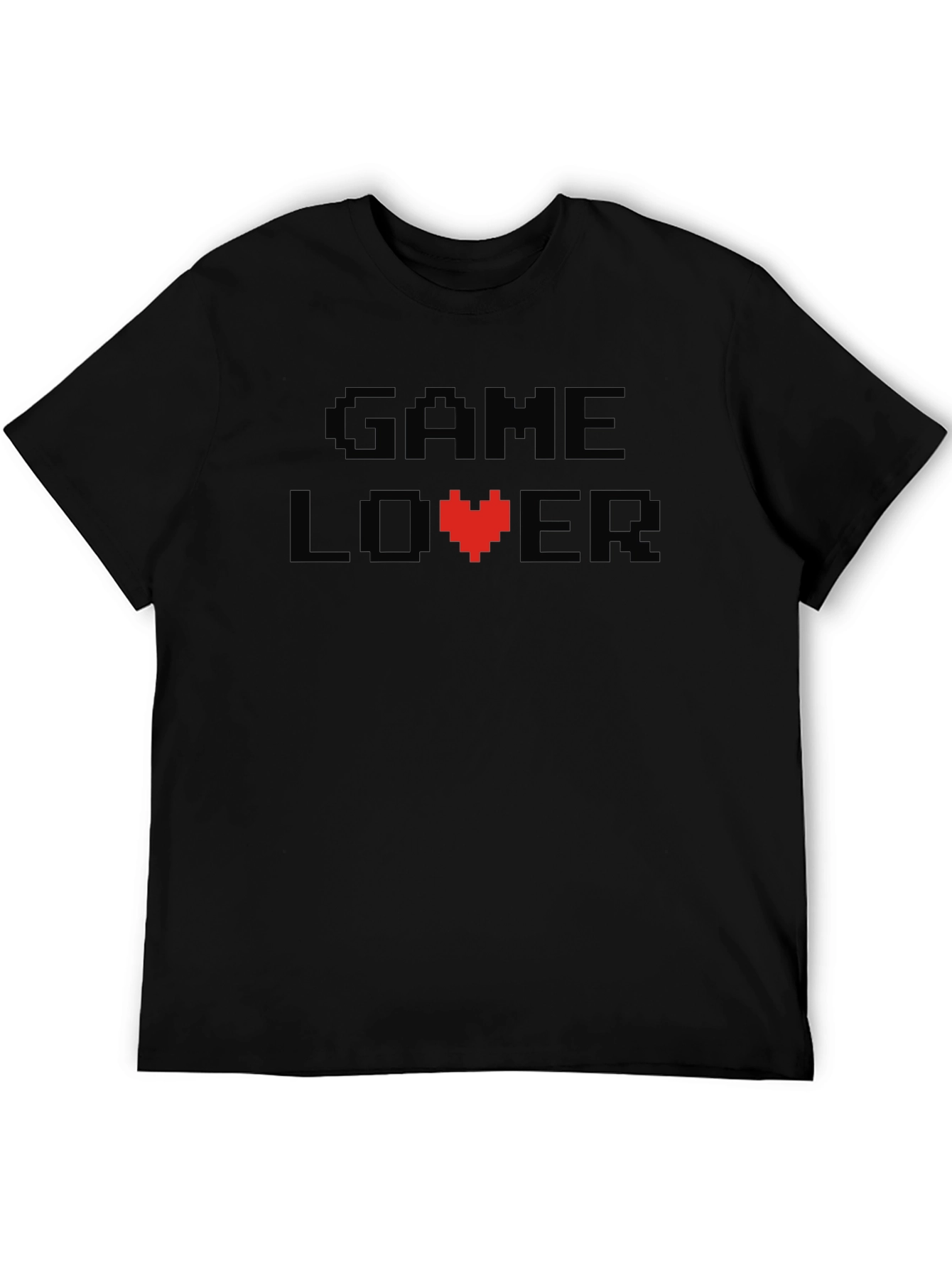 Game Lover Pixel Heart T-Shirt - Gamer Style Tee