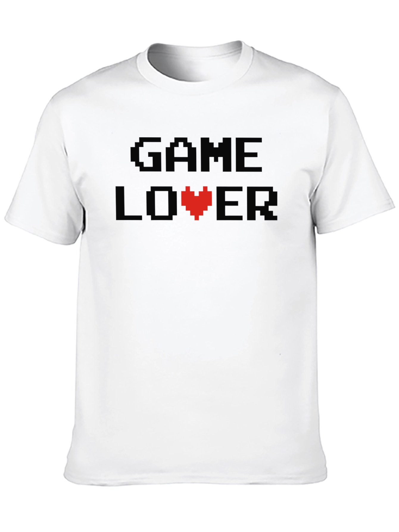 Game Lover Pixel Heart T-Shirt - Gamer Style Tee