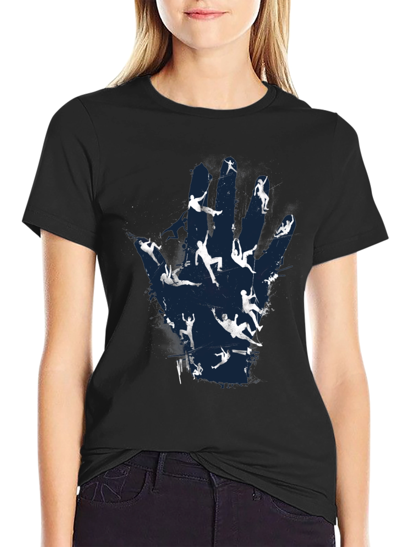Climbers Hand T-Shirt - Rock Climbing Tee
