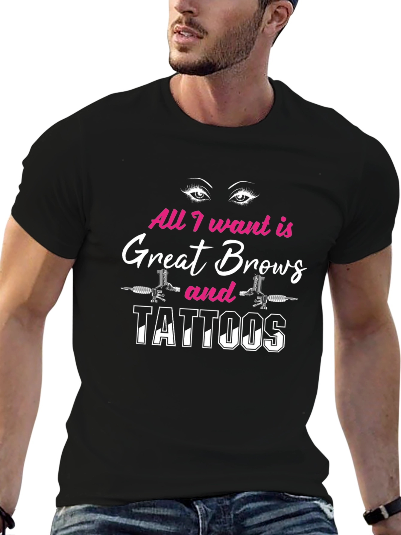 Great Brows and Tattoos Graphic Tee