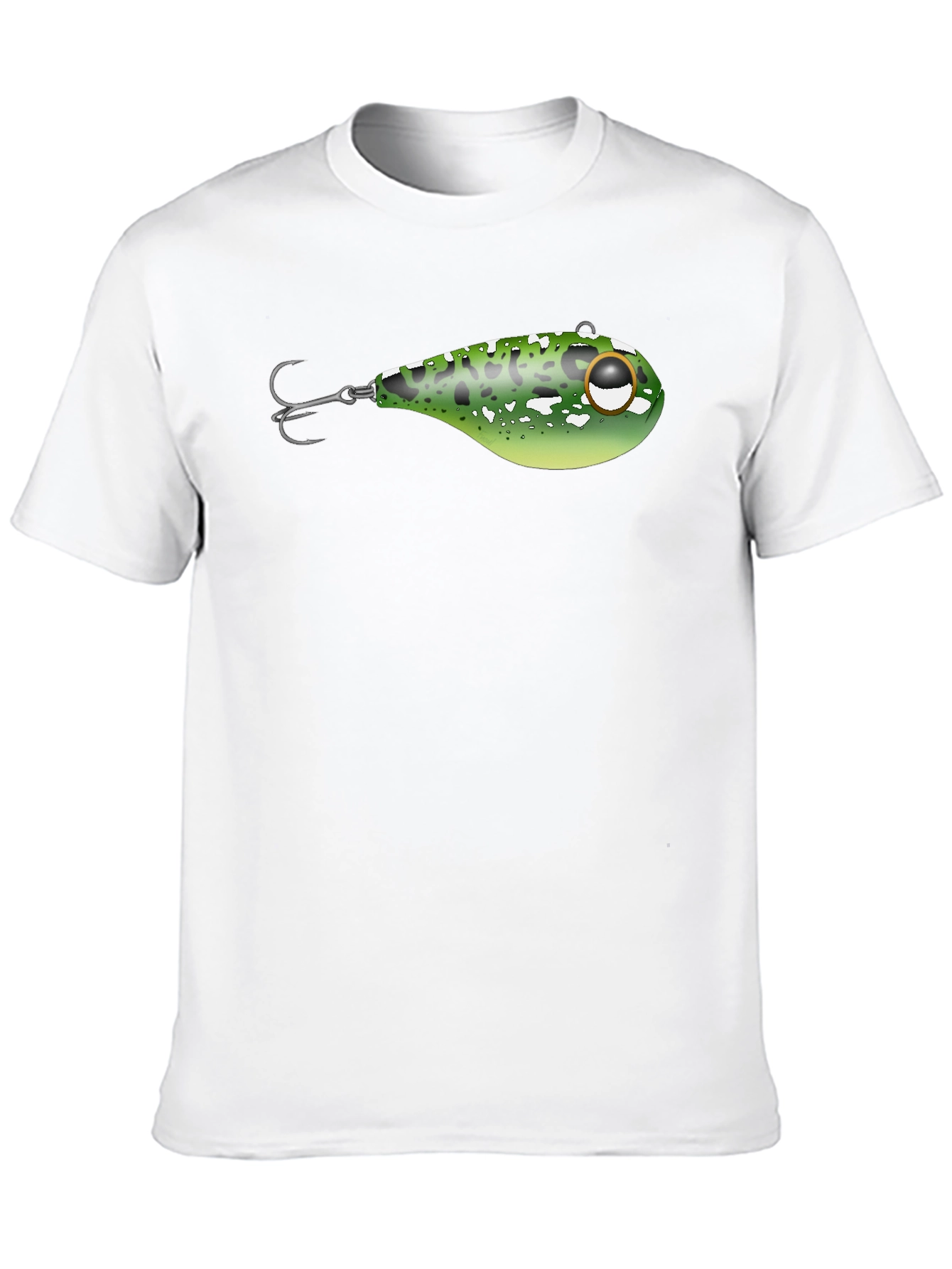 Fishing Lure Graphic Black T-Shirt
