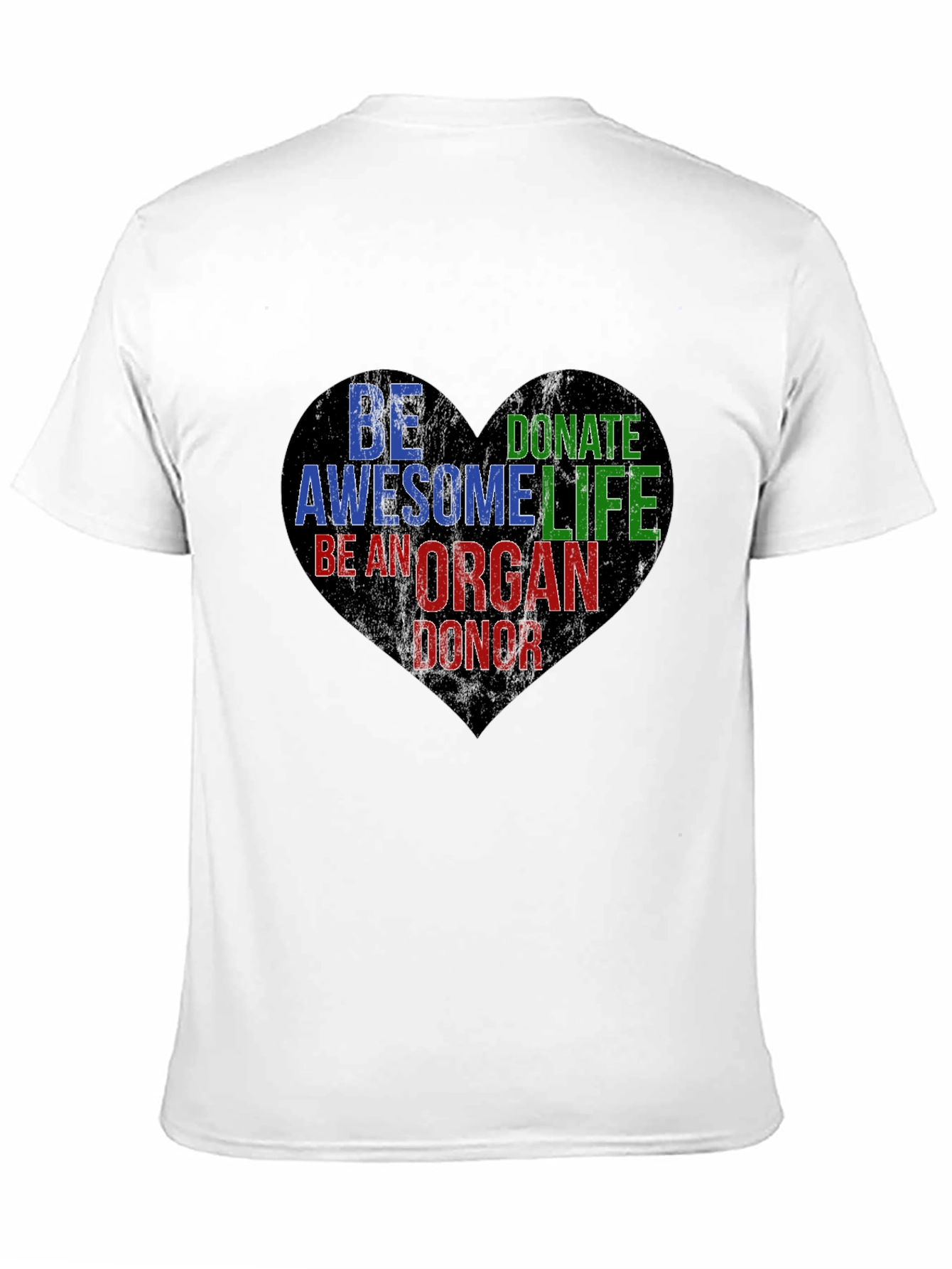 Be An Organ Donor Heart Graphic T-Shirt