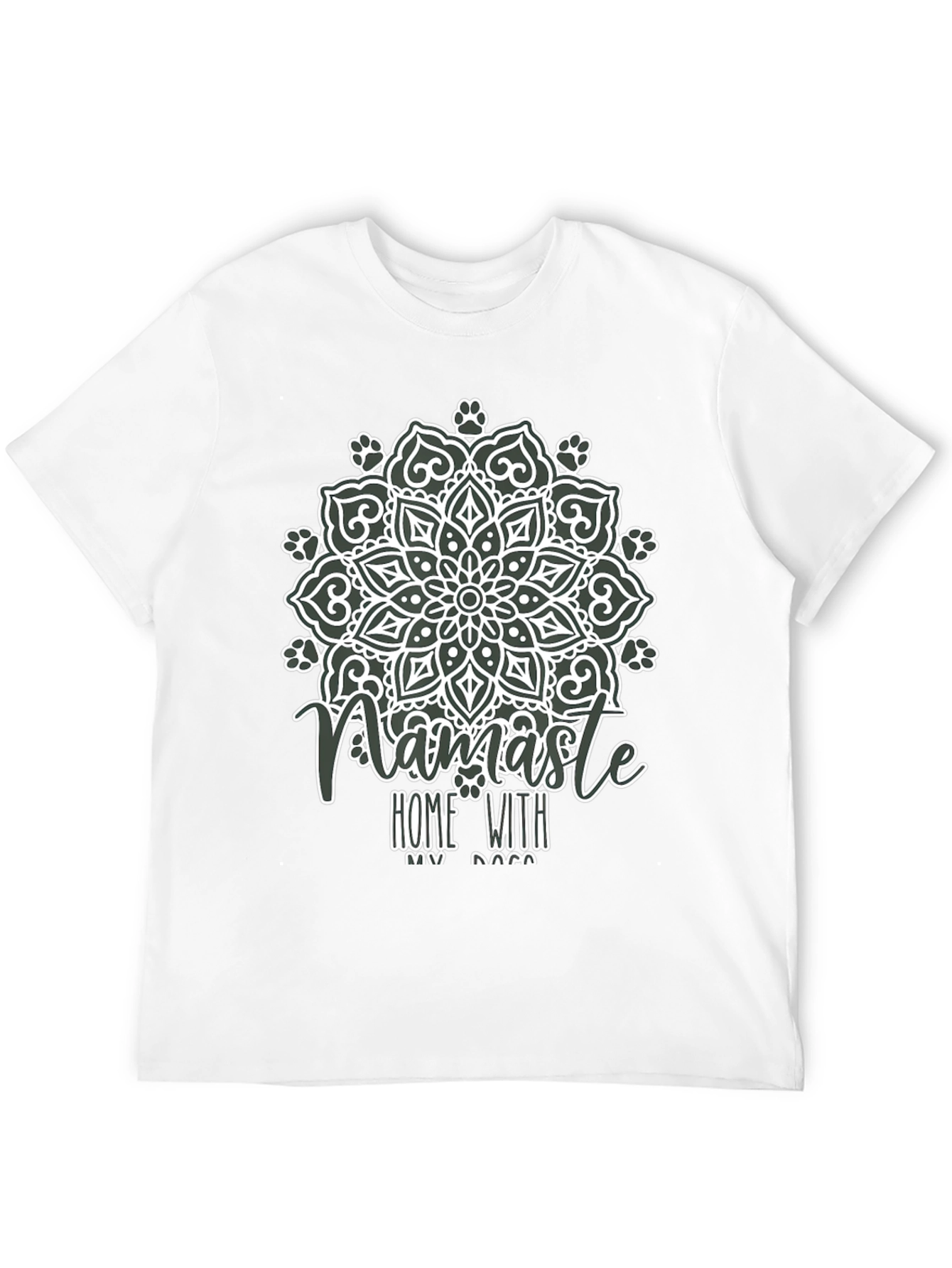 Namaste Home With My Dog T-Shirt