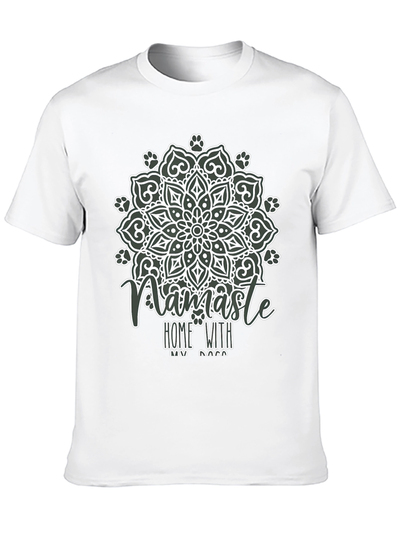 Namaste Home With My Dog T-Shirt