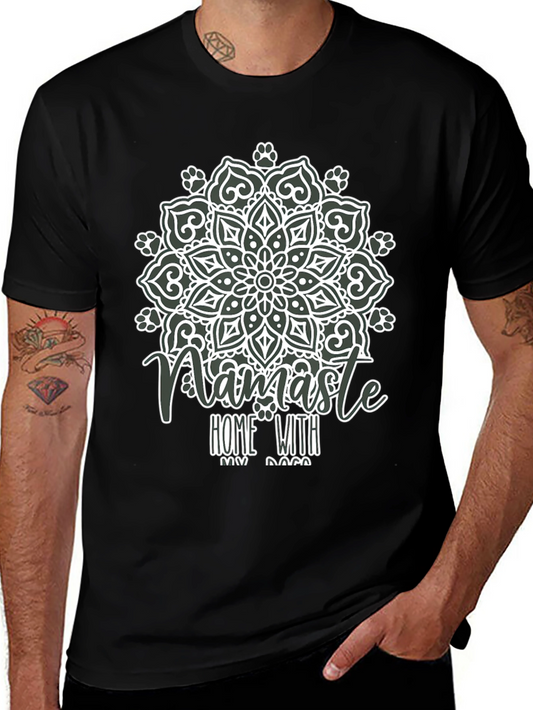 Namaste Home With My Dog T-Shirt