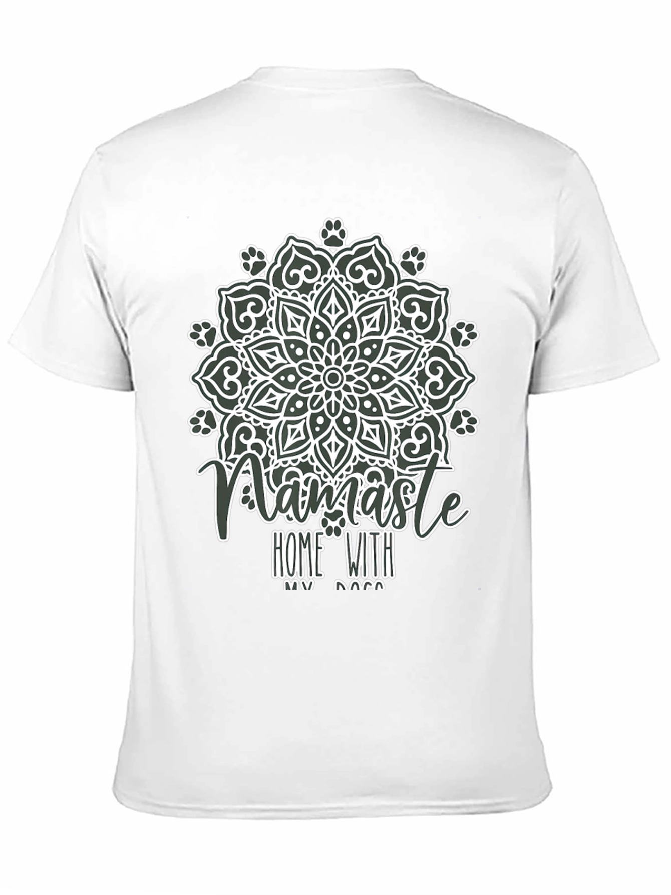 Namaste Home With My Dog T-Shirt