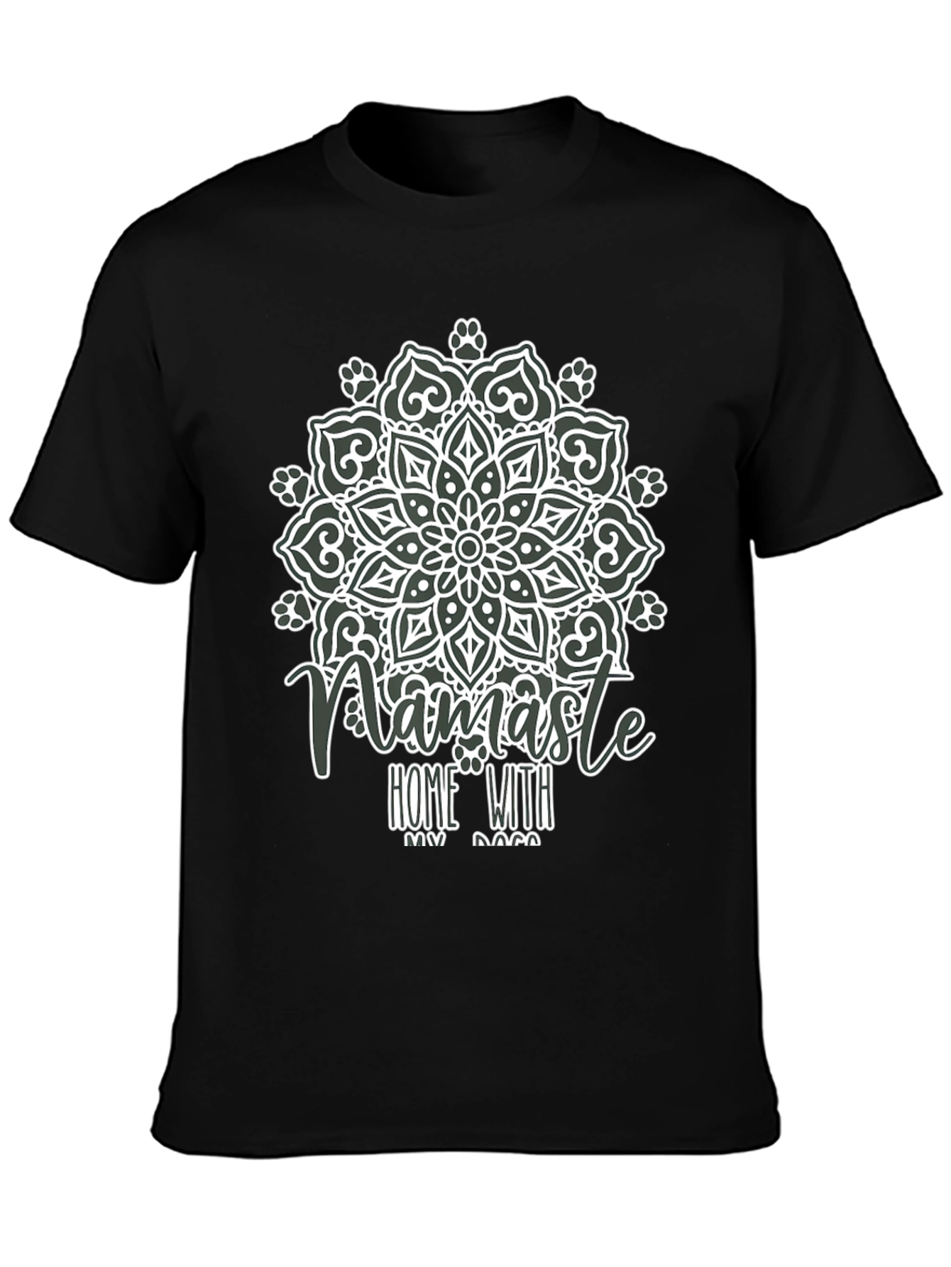 Namaste Home With My Dog T-Shirt