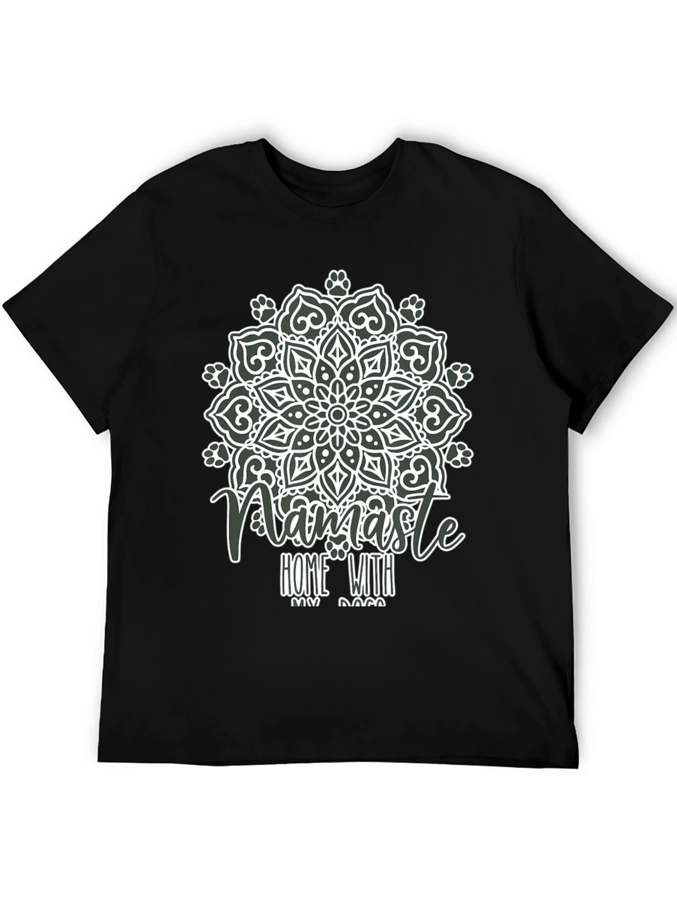 Namaste Home With My Dog T-Shirt