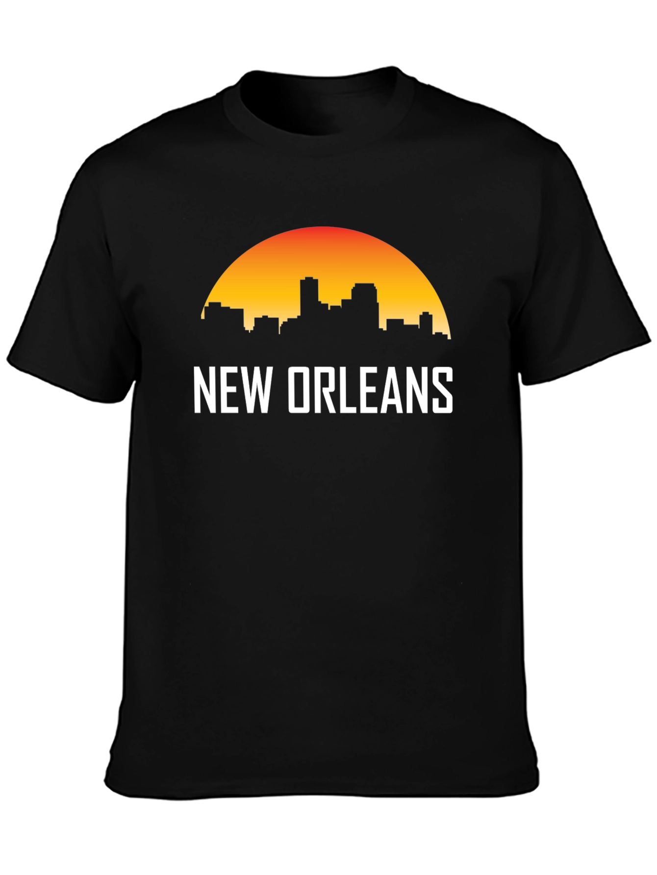 New Orleans Skyline Graphic T-Shirt