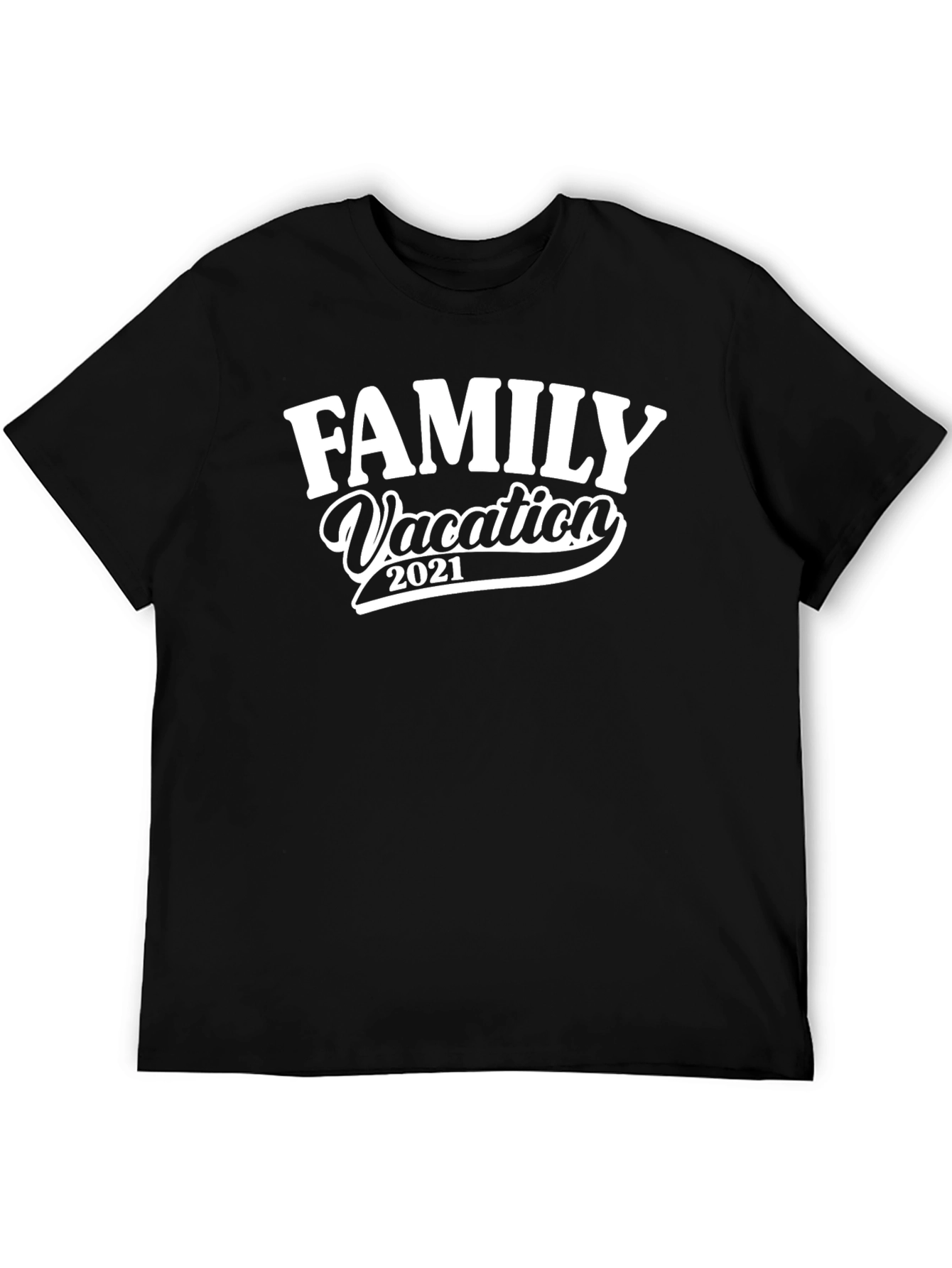 Family Vacation 2021 Black T-Shirt