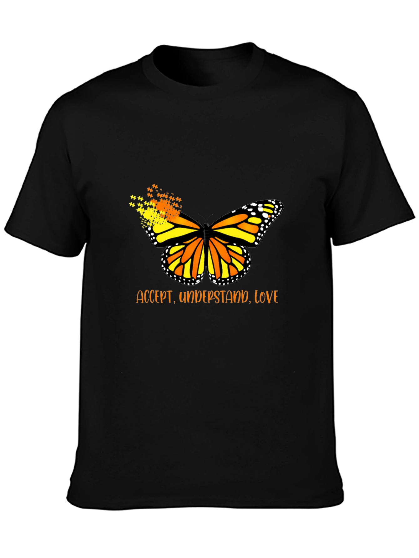 Accept Understand Love Butterfly Graphic Tee
