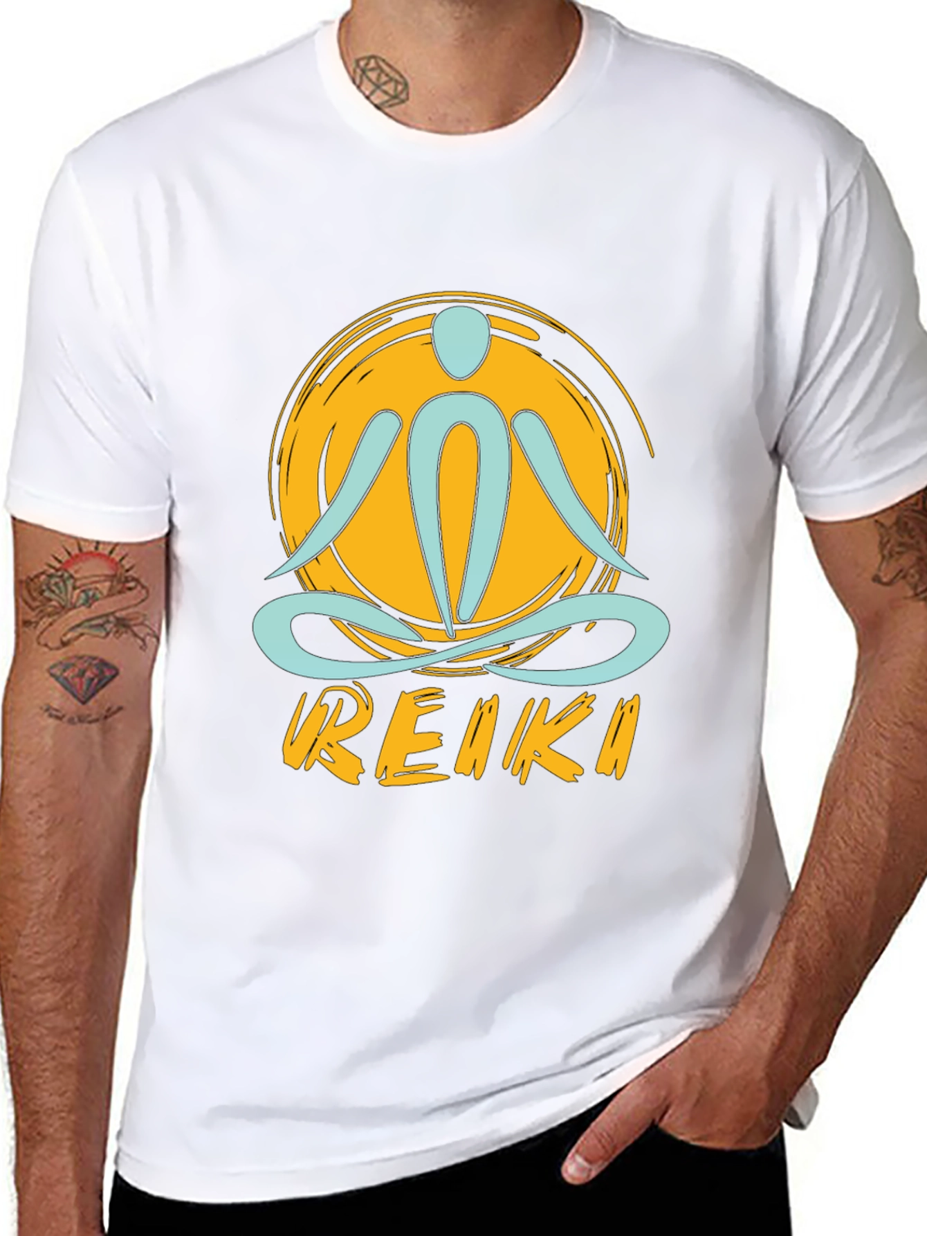 Reiki Meditation T-Shirt - Spiritual Energy Healing Tee