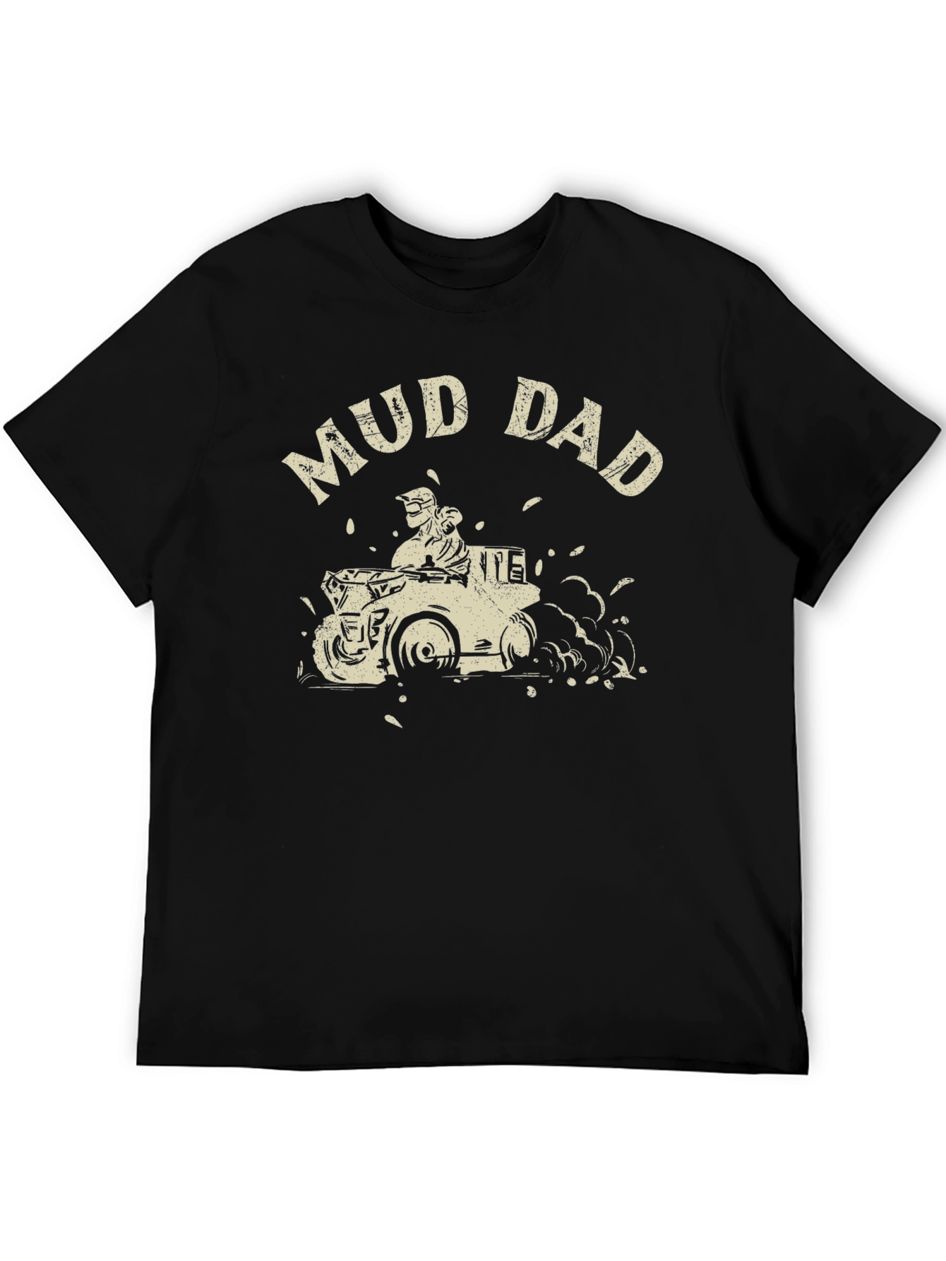 Mud Dad Off-Roading Black T-Shirt