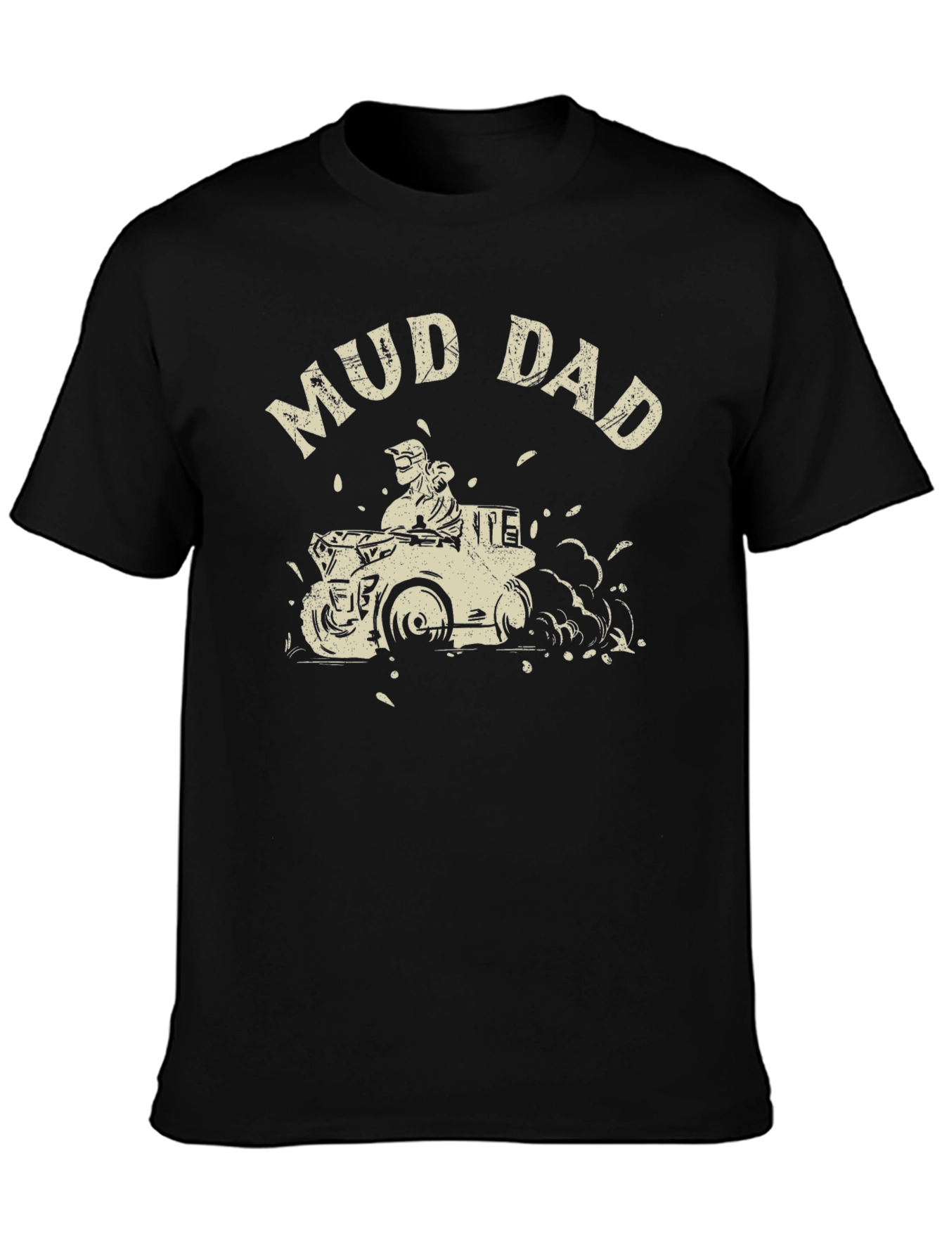 Mud Dad Off-Roading Black T-Shirt