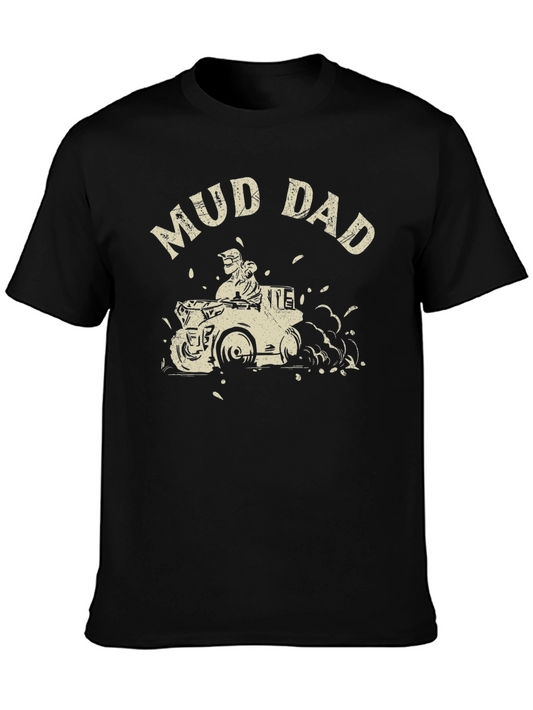 Mud Dad Off-Roading Black T-Shirt