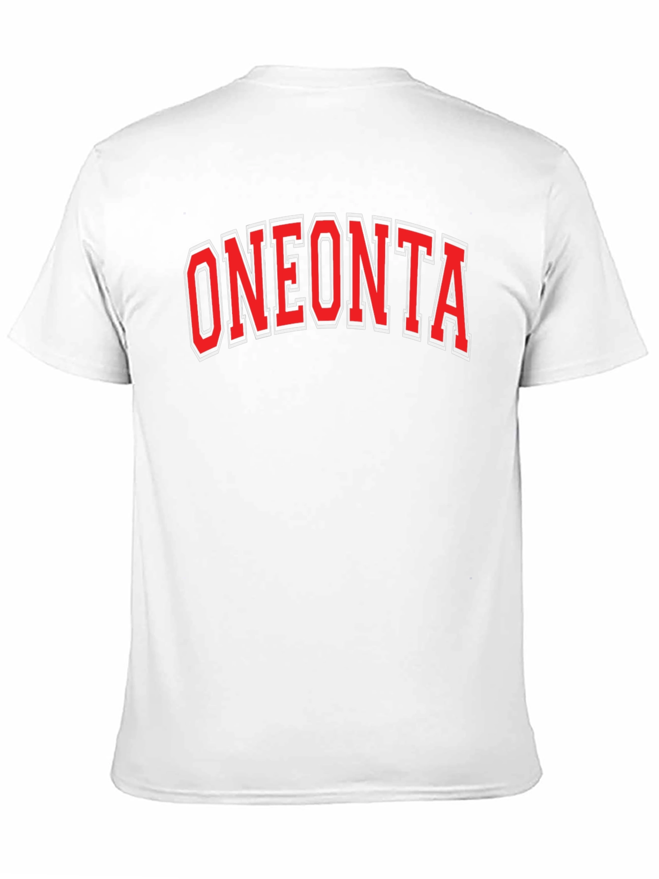 Oneonta T-Shirt - Bold Red Lettering