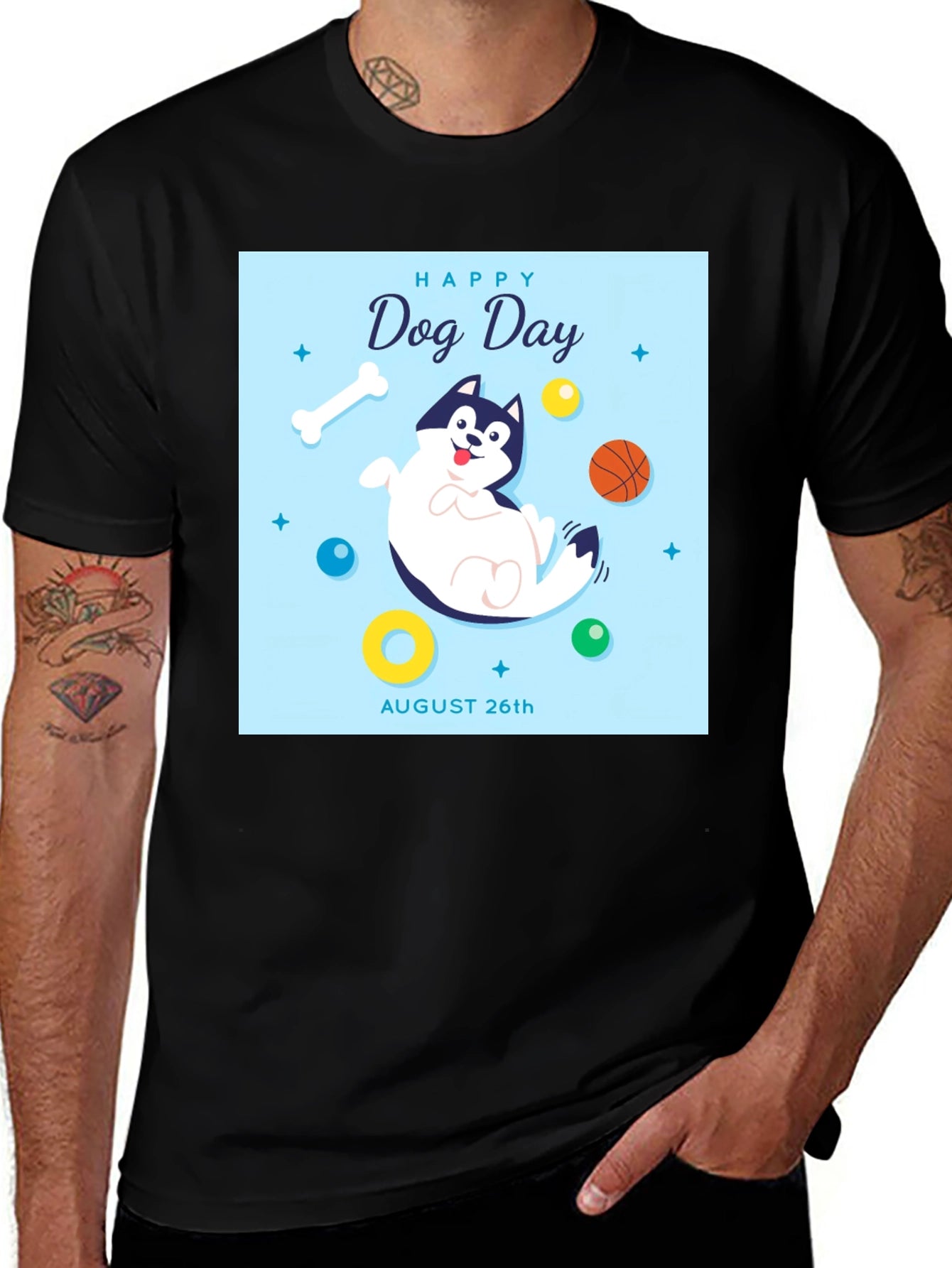 Happy Dog Day T-Shirt - August 26th