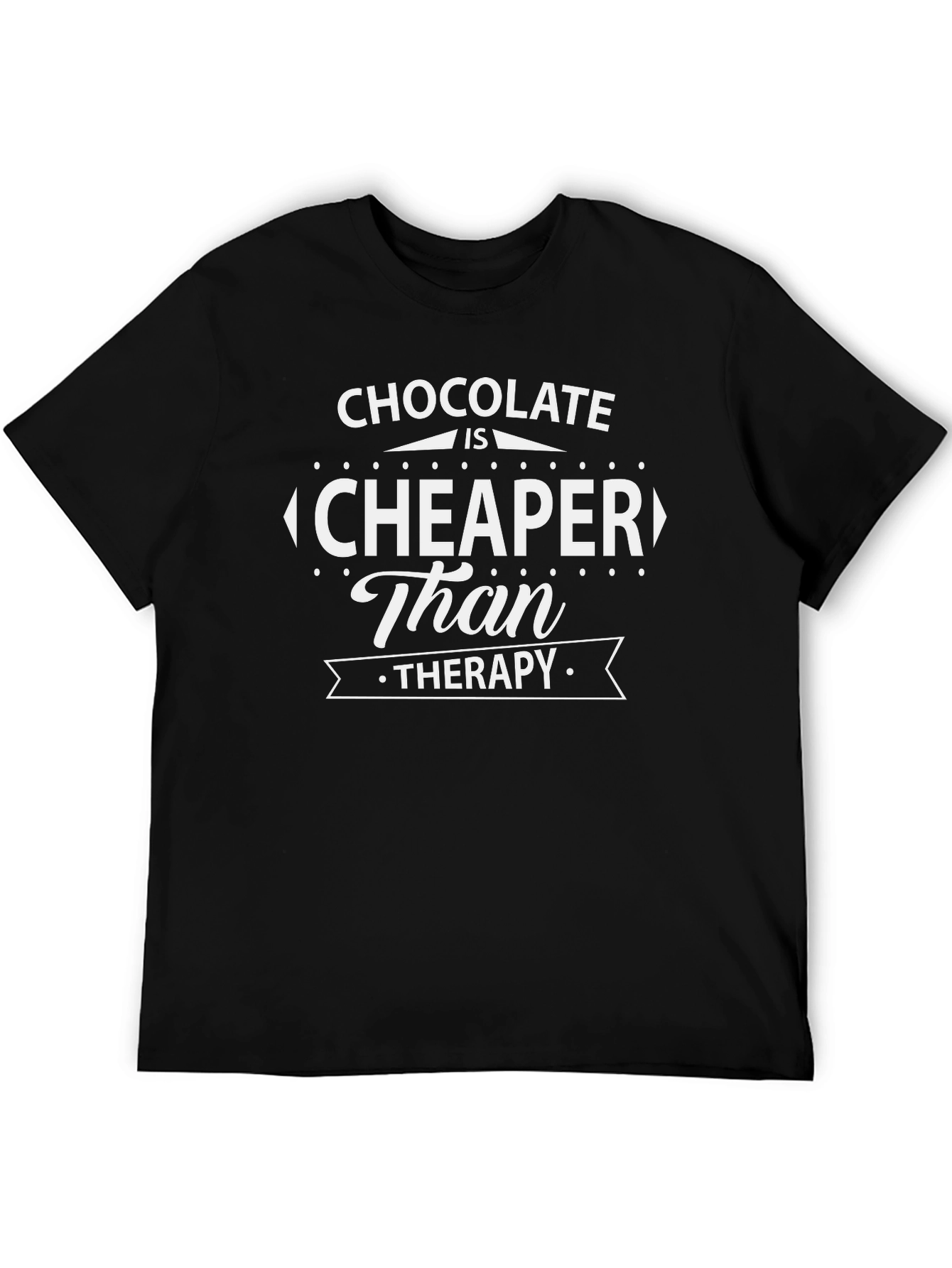 Chocolate Therapy T-Shirt - Funny Graphic Tee